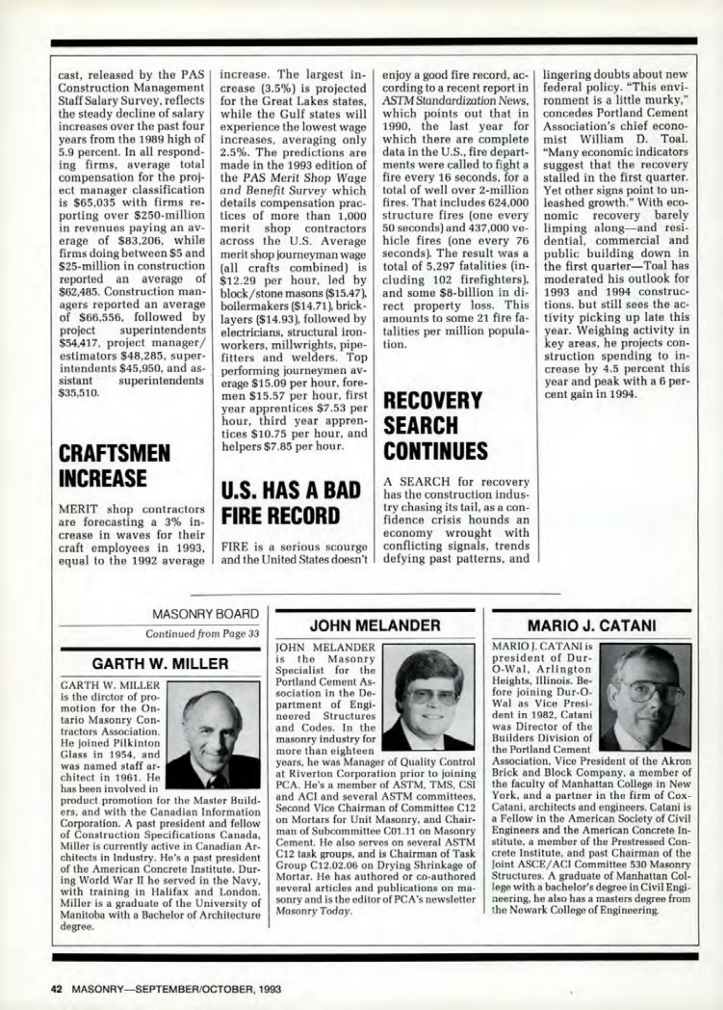 Masonry Magazine October 1993 Page. 42