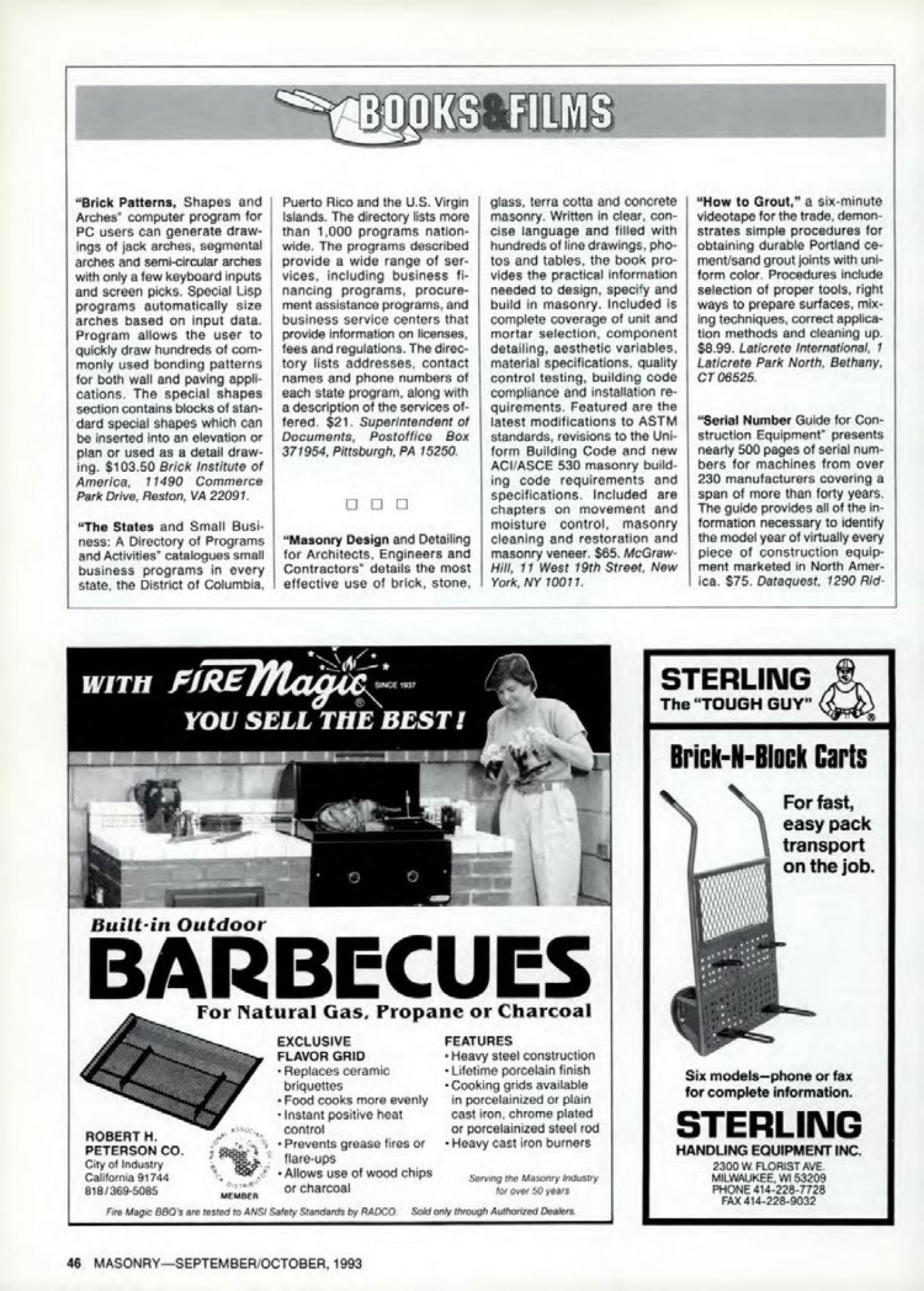 Masonry Magazine October 1993 Page. 46