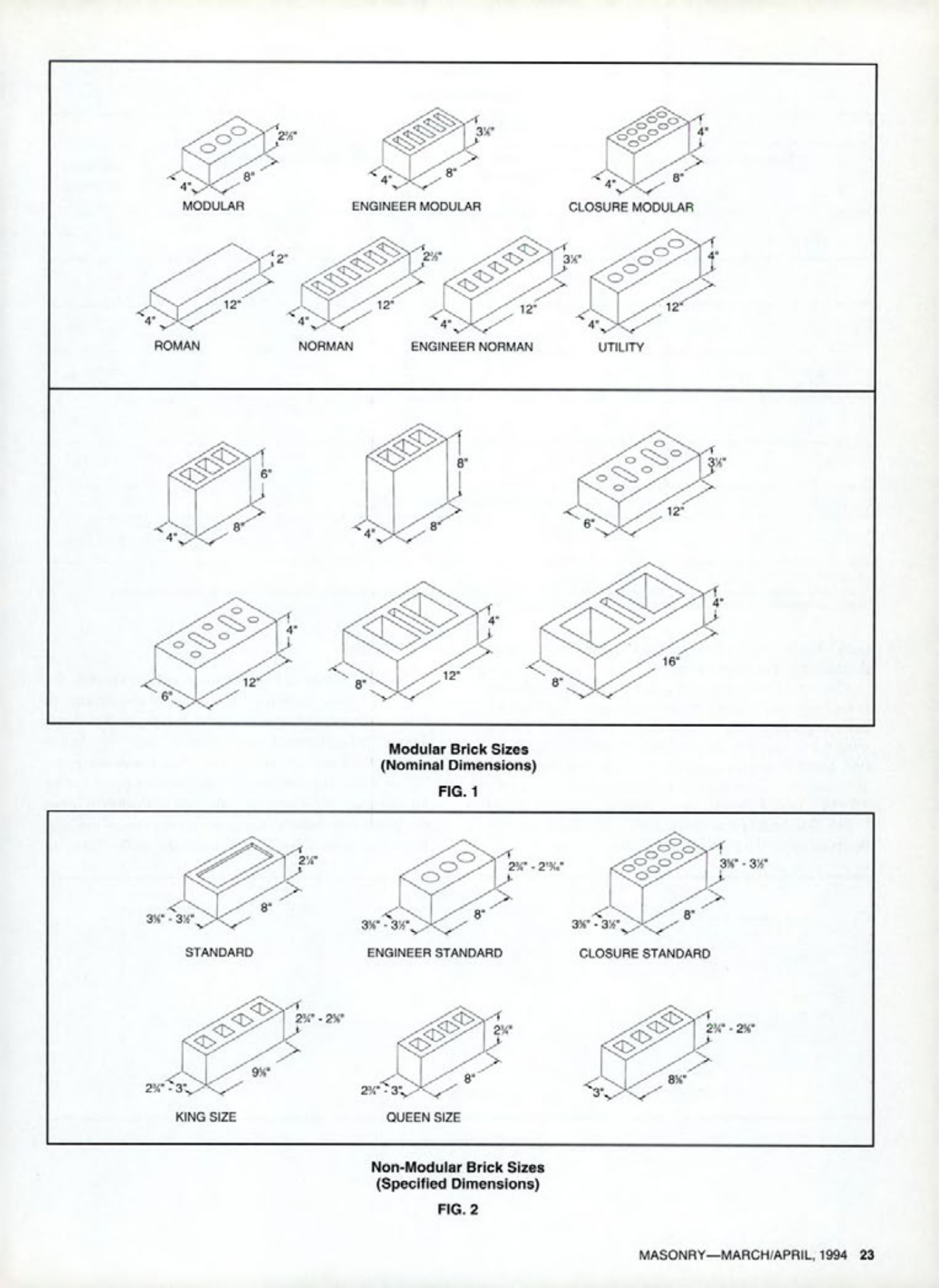 Masonry Magazine April 1994 Page. 23