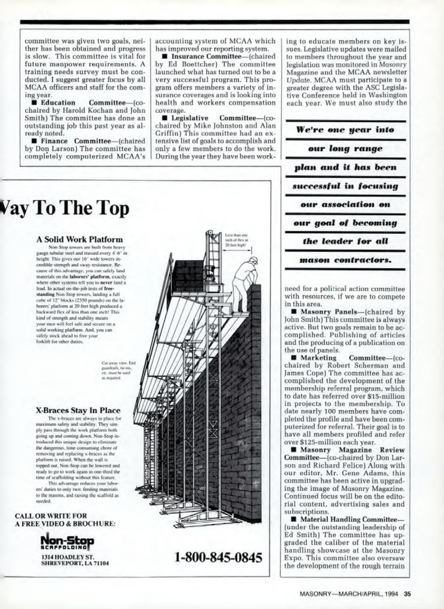 Masonry Magazine April 1994 Page. 35