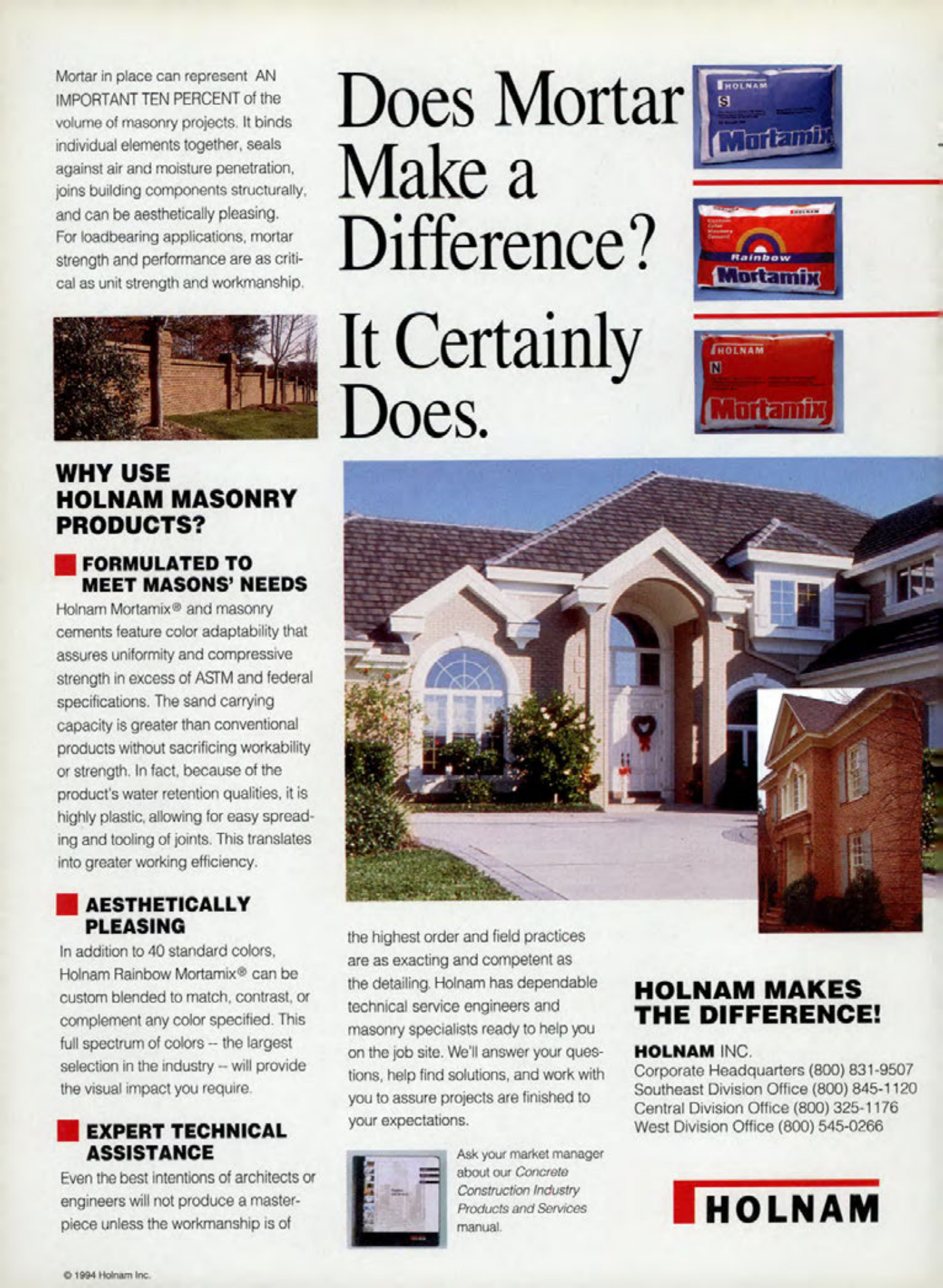 Masonry Magazine August 1994 Page. 54