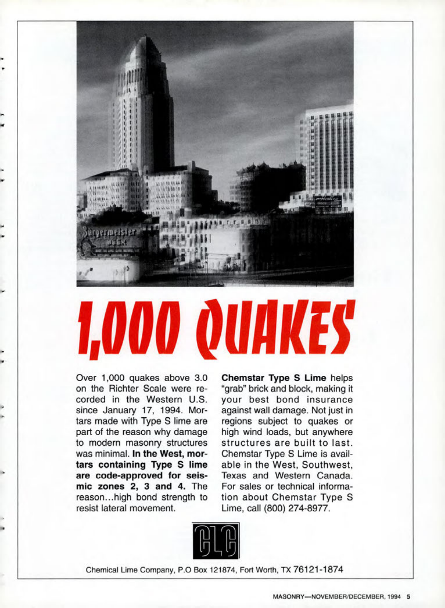 Masonry Magazine December 1994 Page. 5