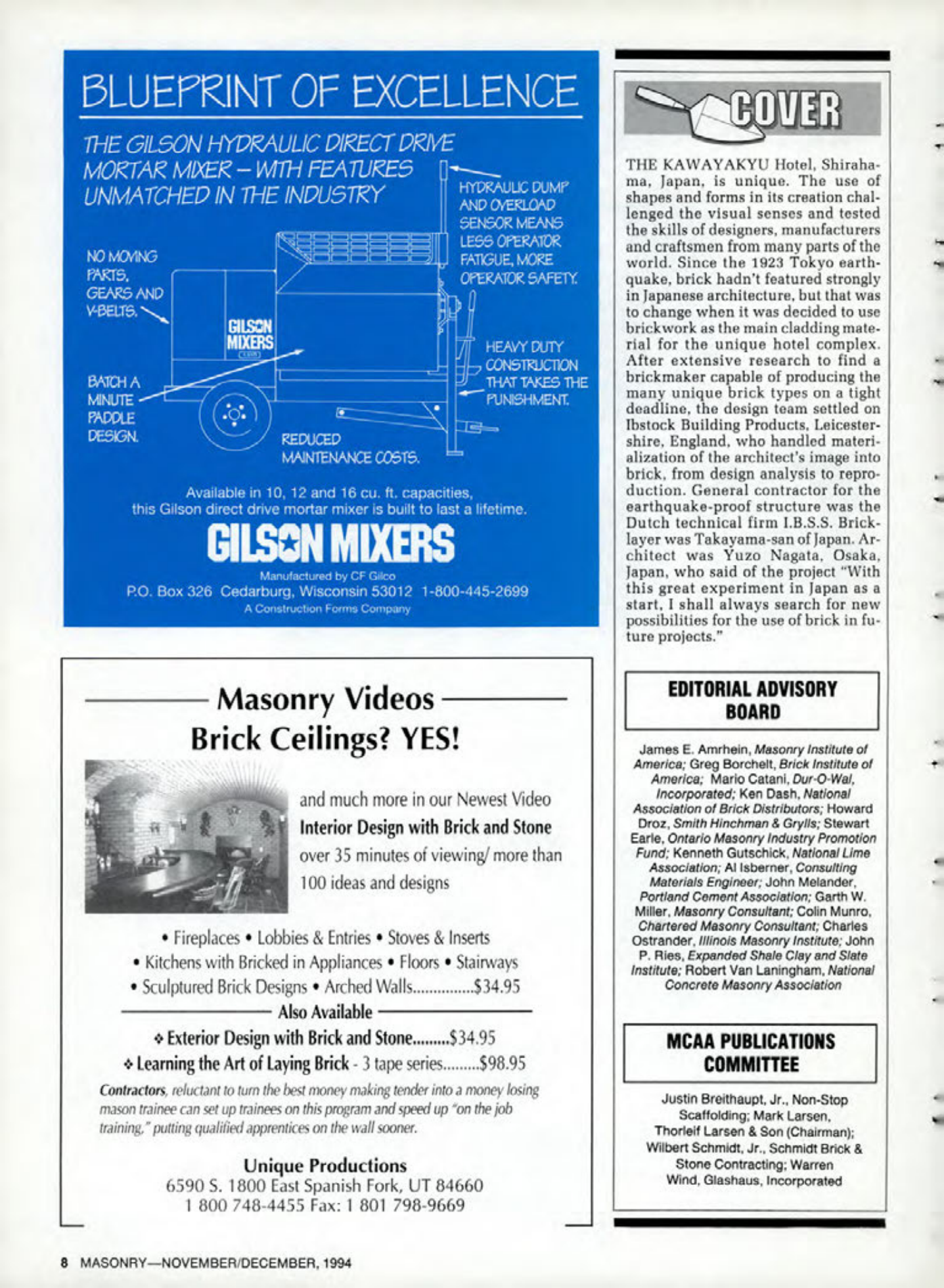 Masonry Magazine December 1994 Page. 8