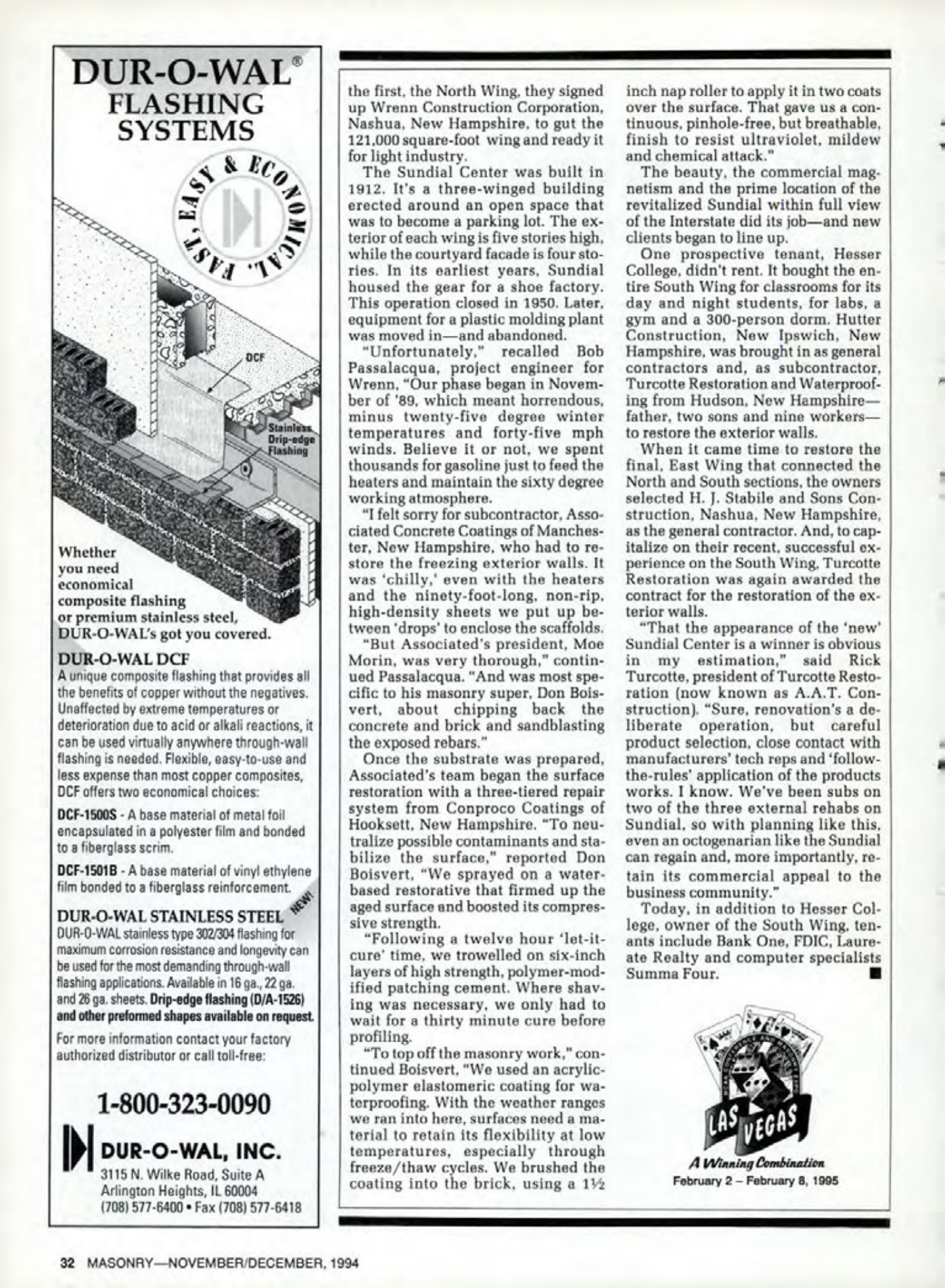 Masonry Magazine December 1994 Page. 32