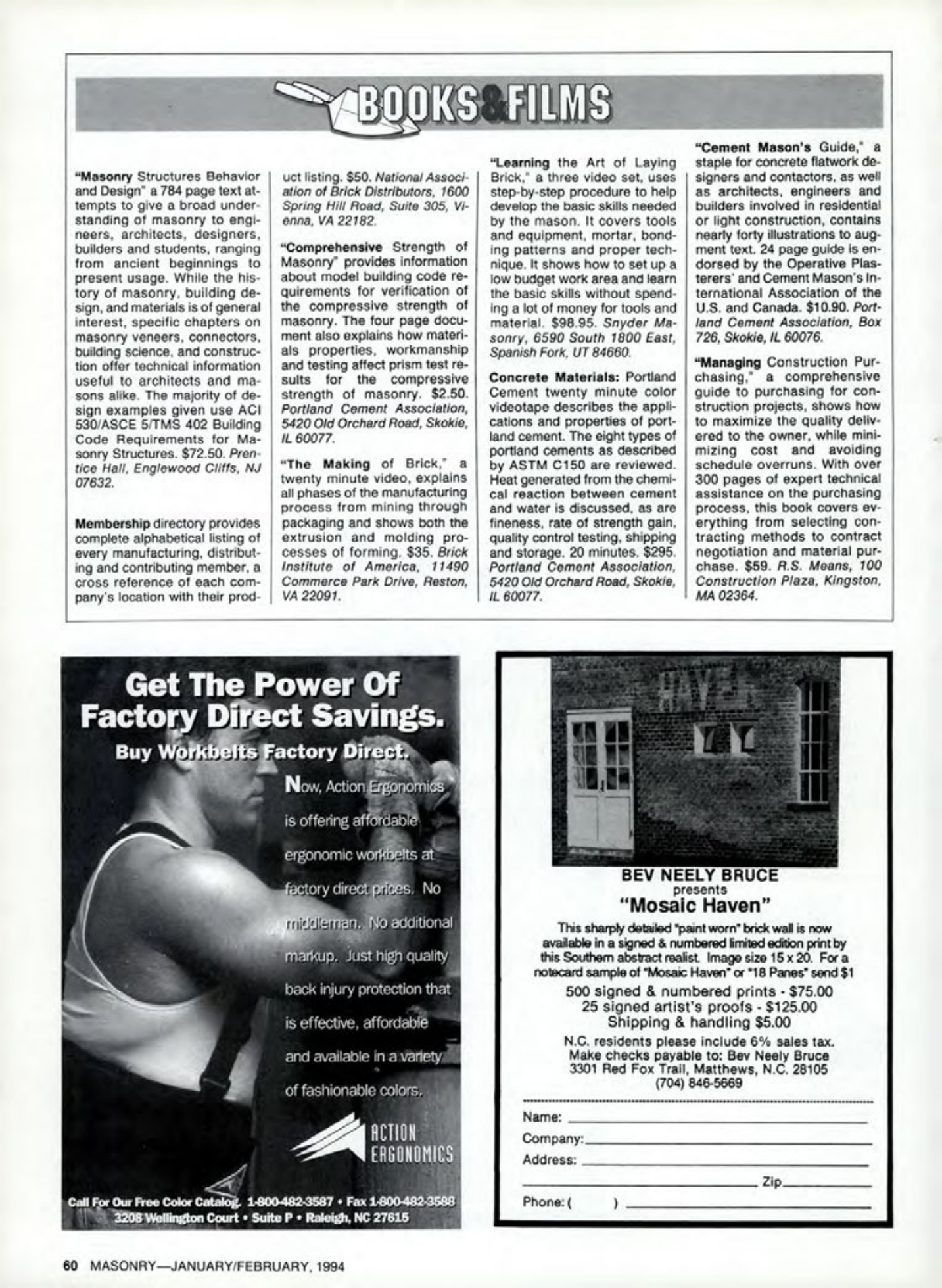 Masonry Magazine February 1994 Page. 60