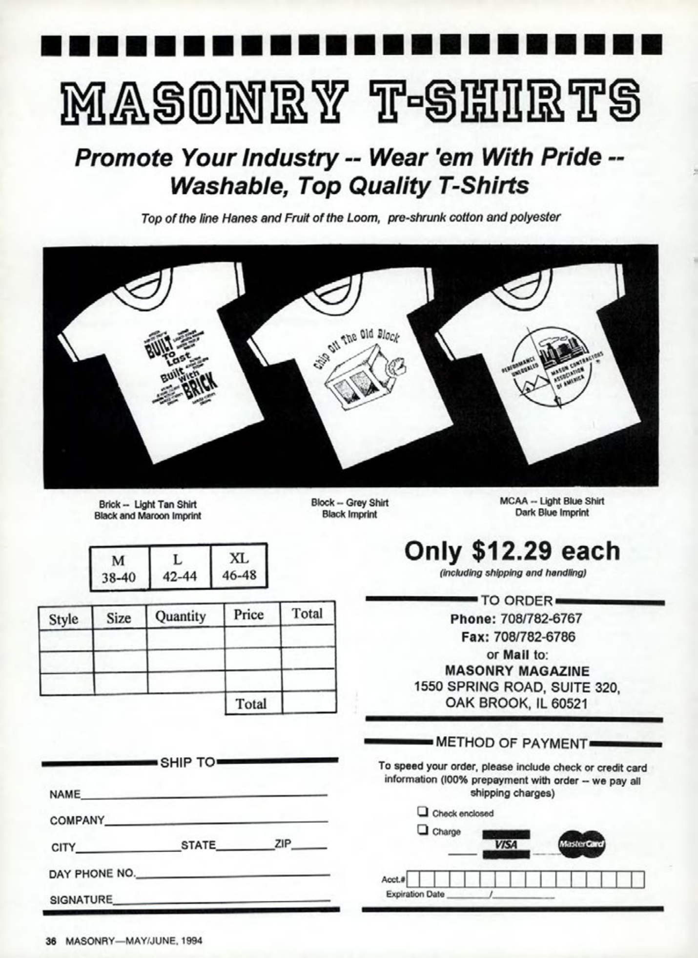 Masonry Magazine June 1994 Page. 36