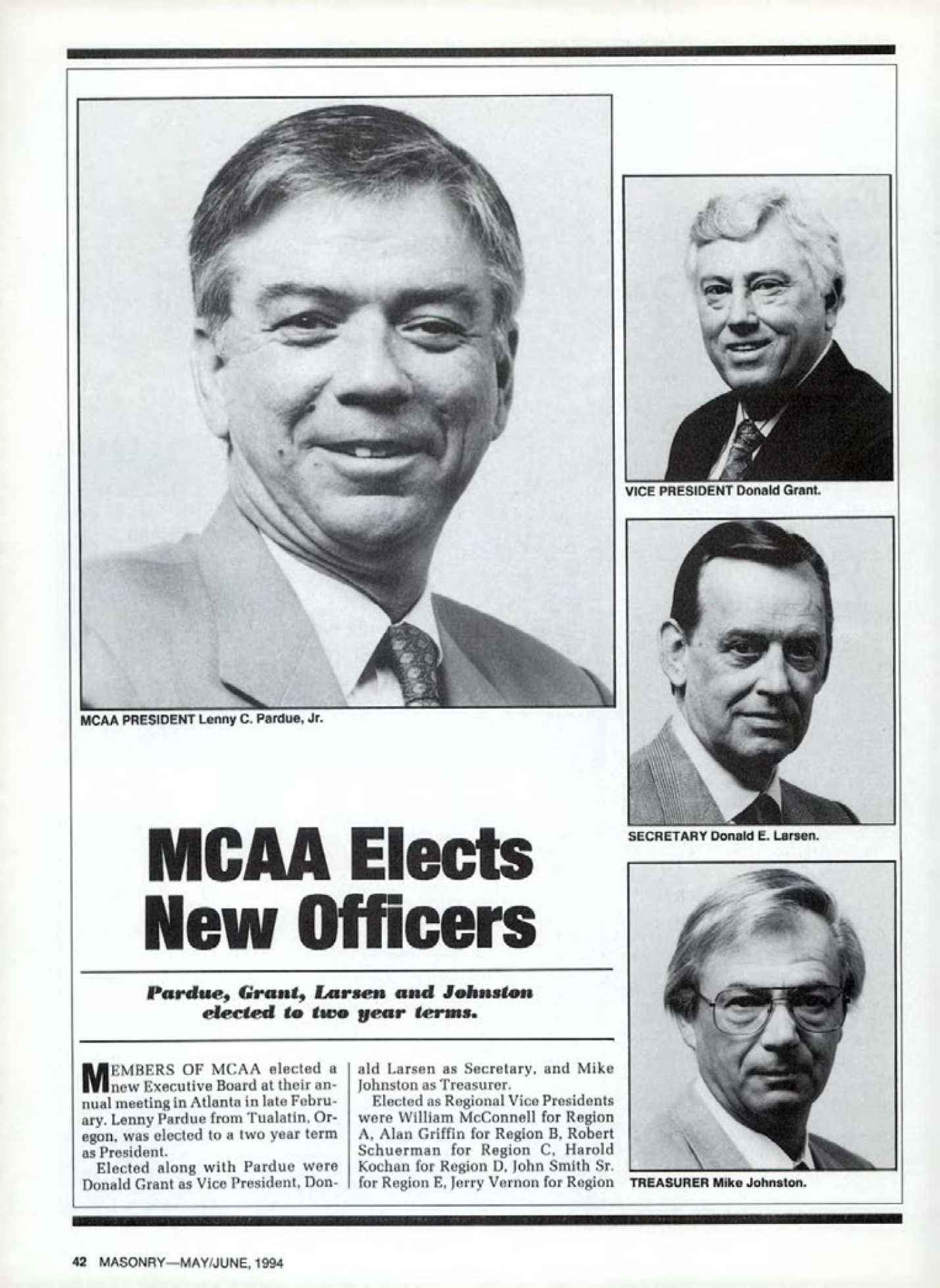 Masonry Magazine June 1994 Page. 42