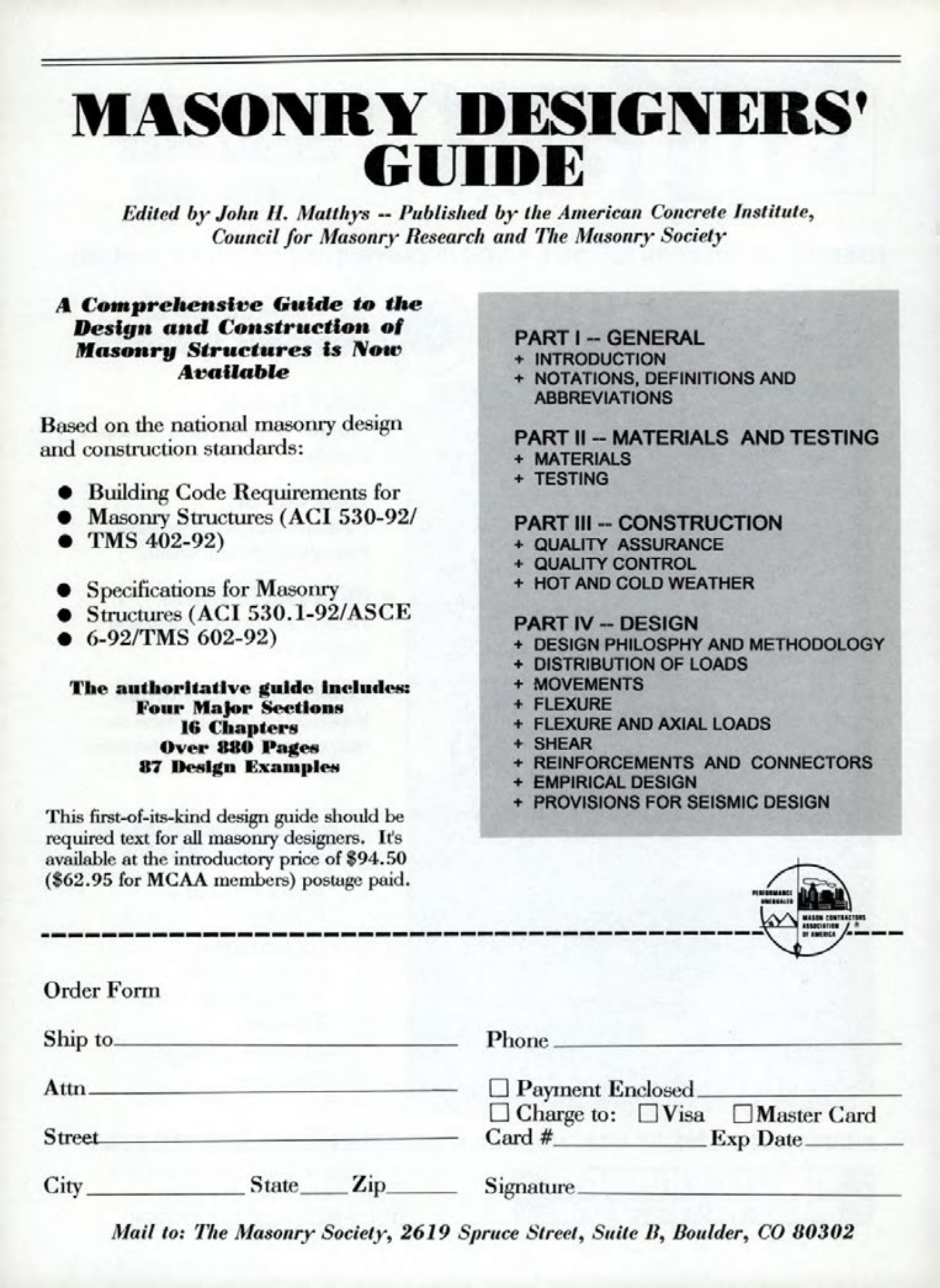 Masonry Magazine June 1994 Page. 46