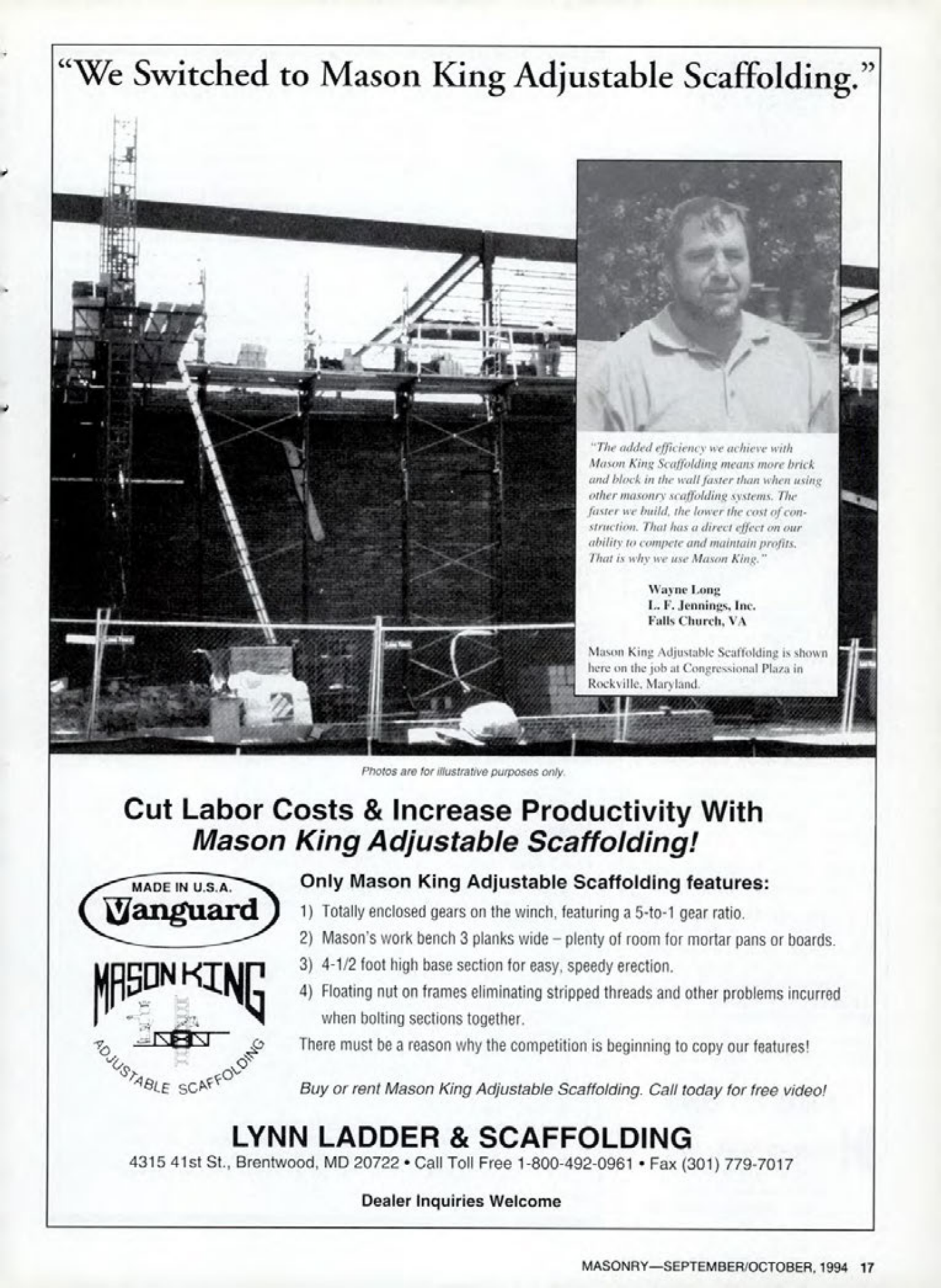 Masonry Magazine October 1994 Page. 17