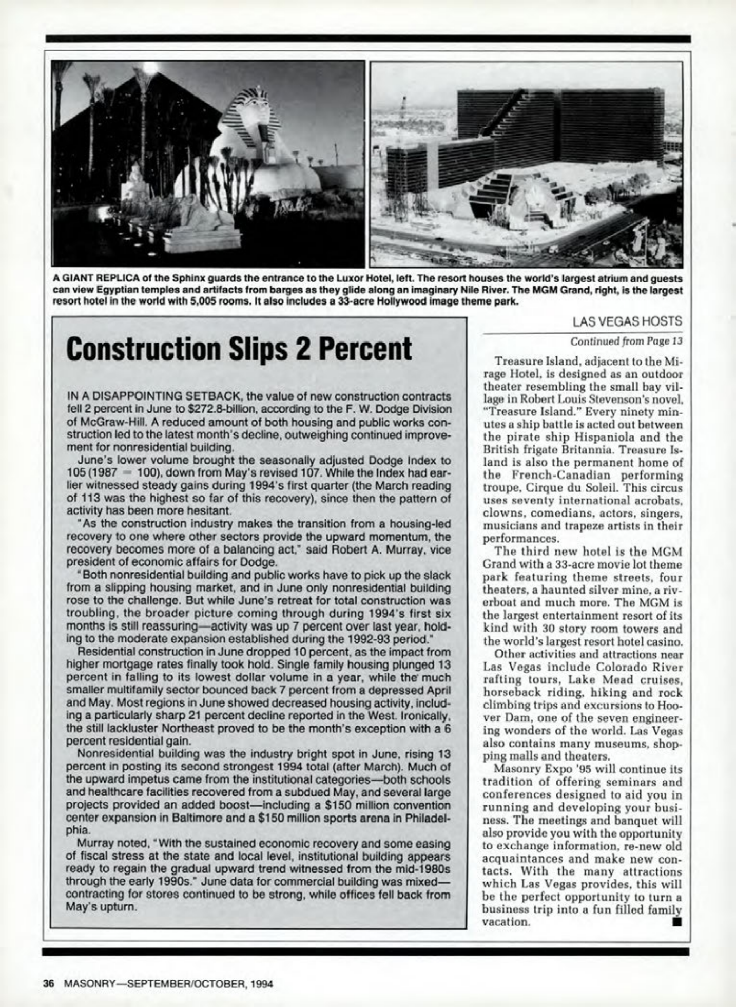 Masonry Magazine October 1994 Page. 36