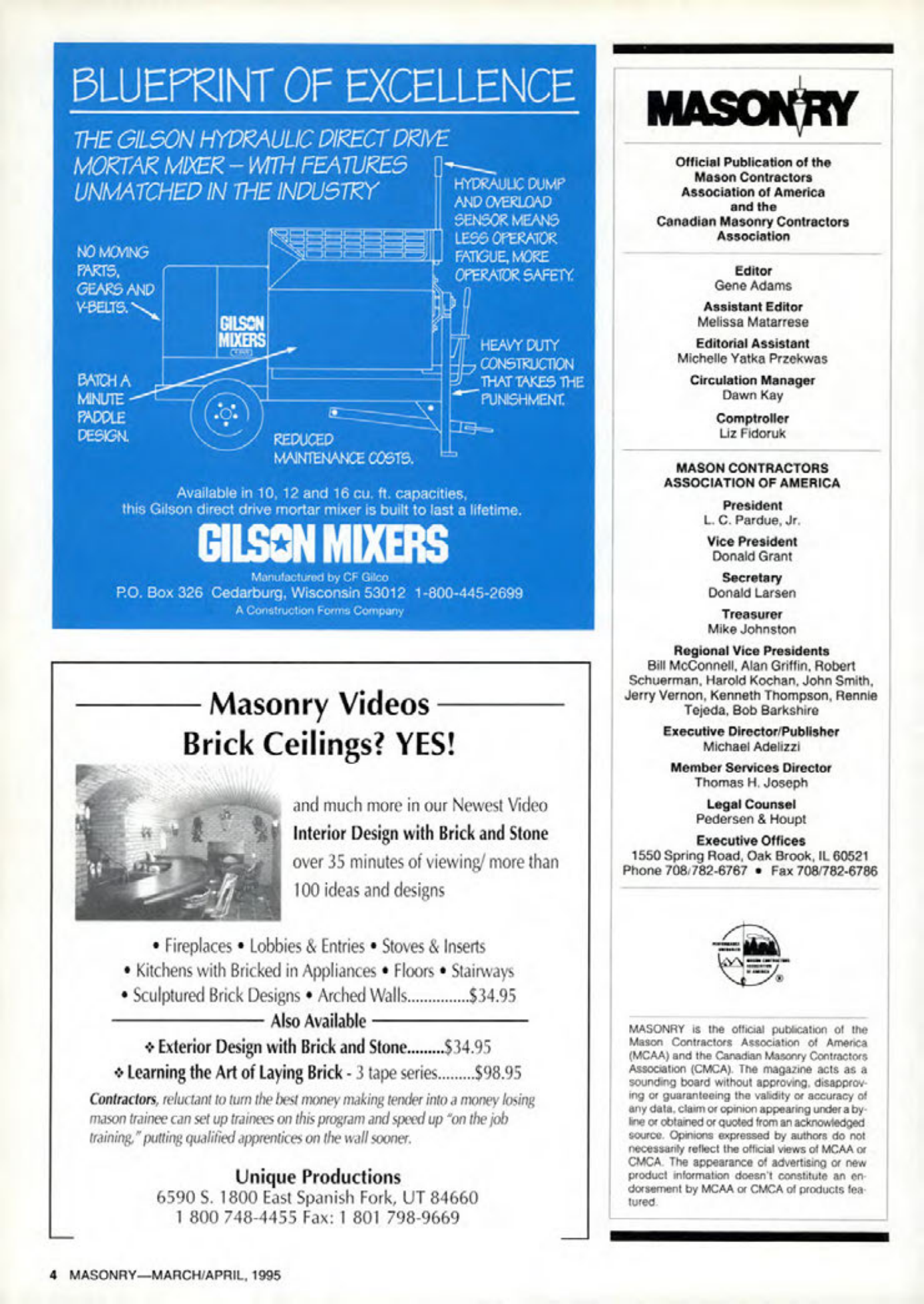 Masonry Magazine April 1995 Page. 4