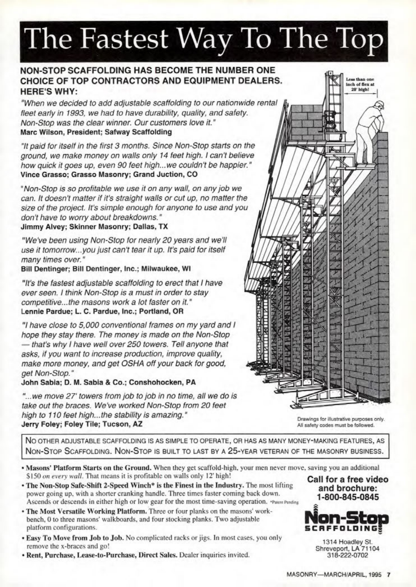 Masonry Magazine April 1995 Page. 7