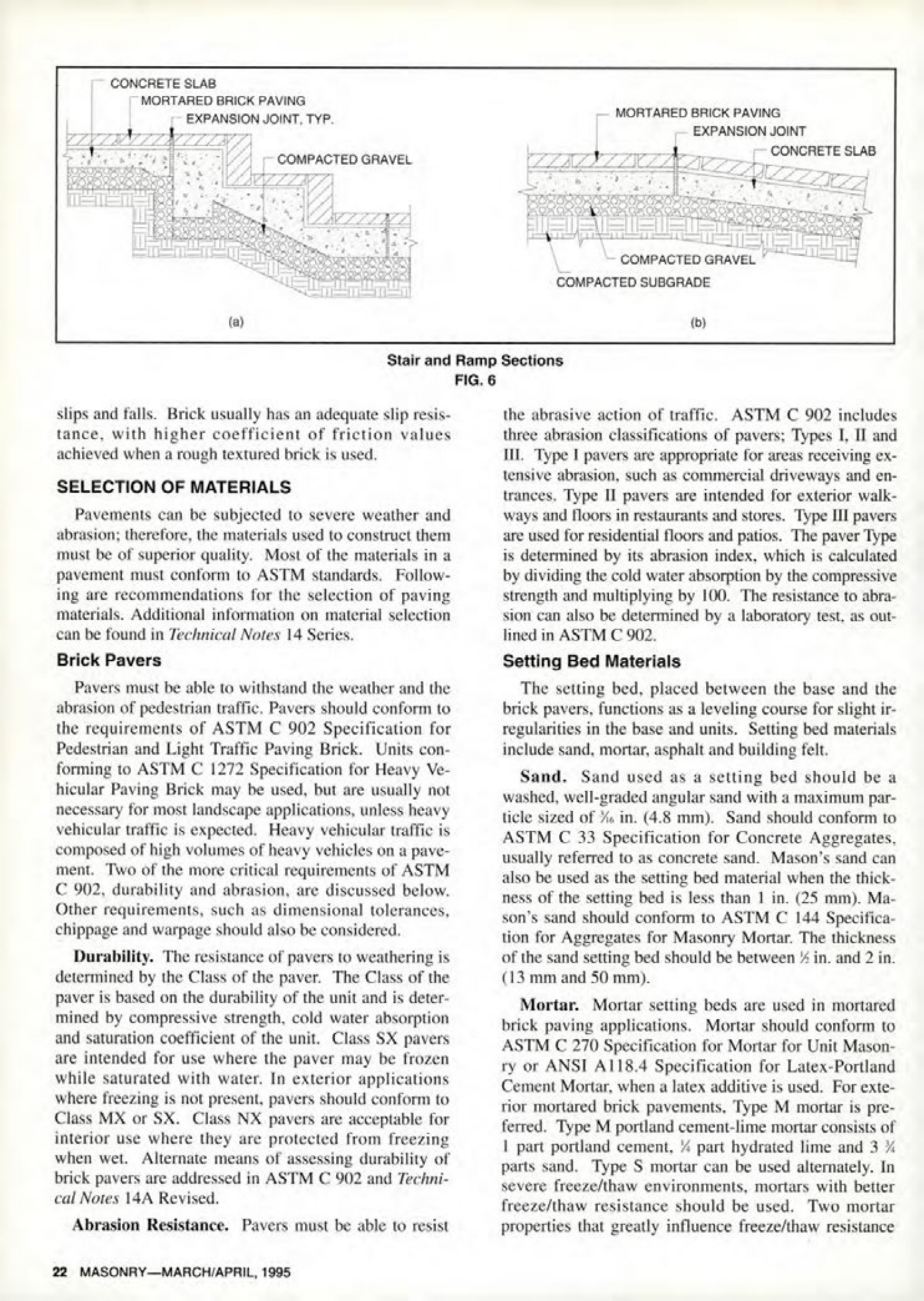 Masonry Magazine April 1995 Page. 22