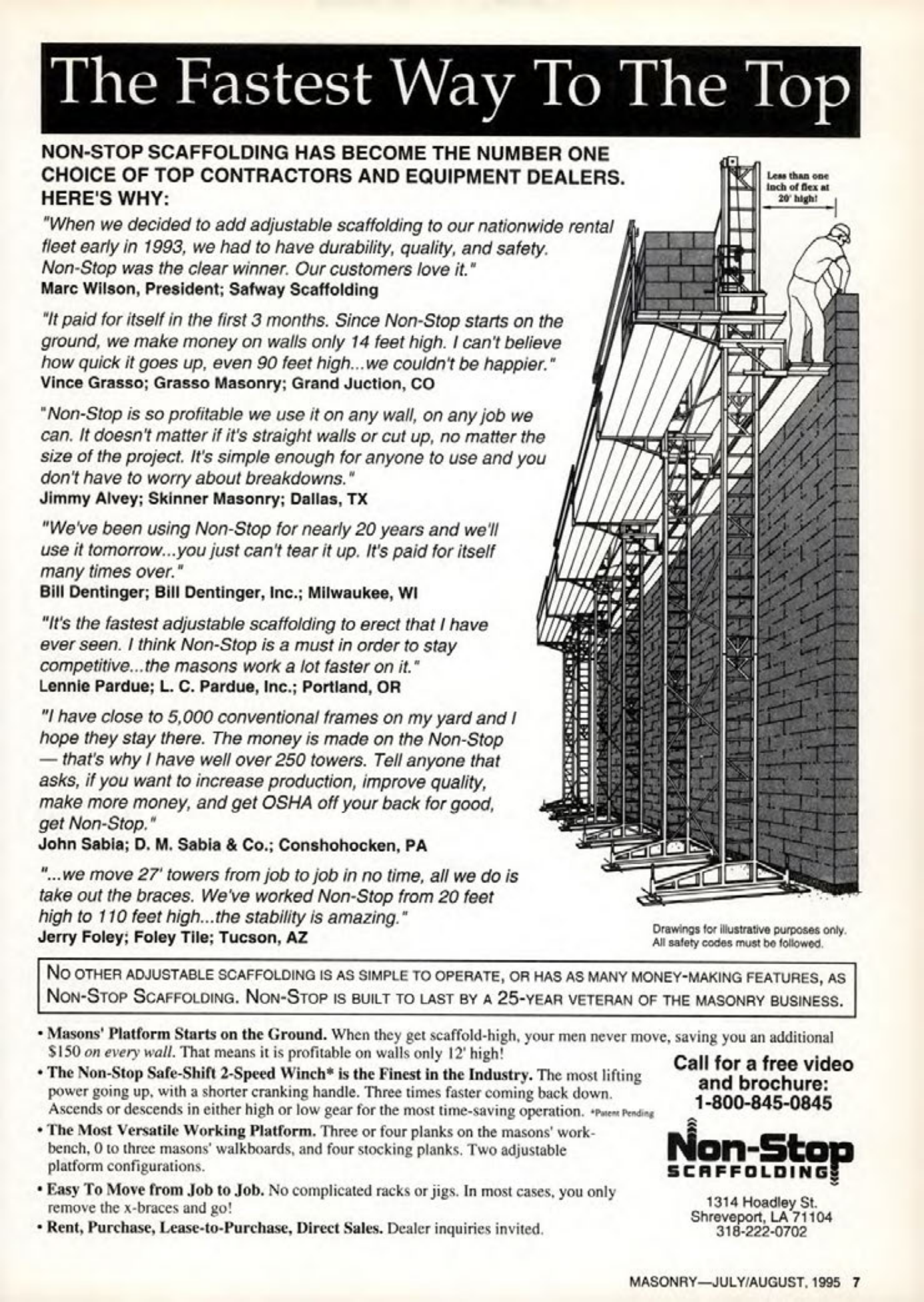 Masonry Magazine August 1995 Page. 7