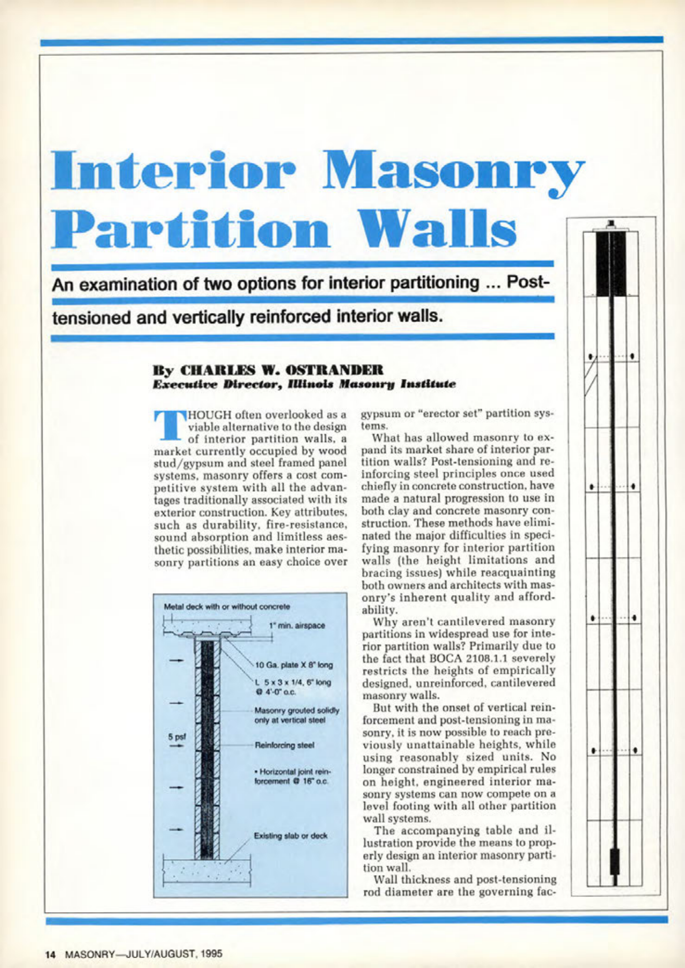 Masonry Magazine August 1995 Page. 14
