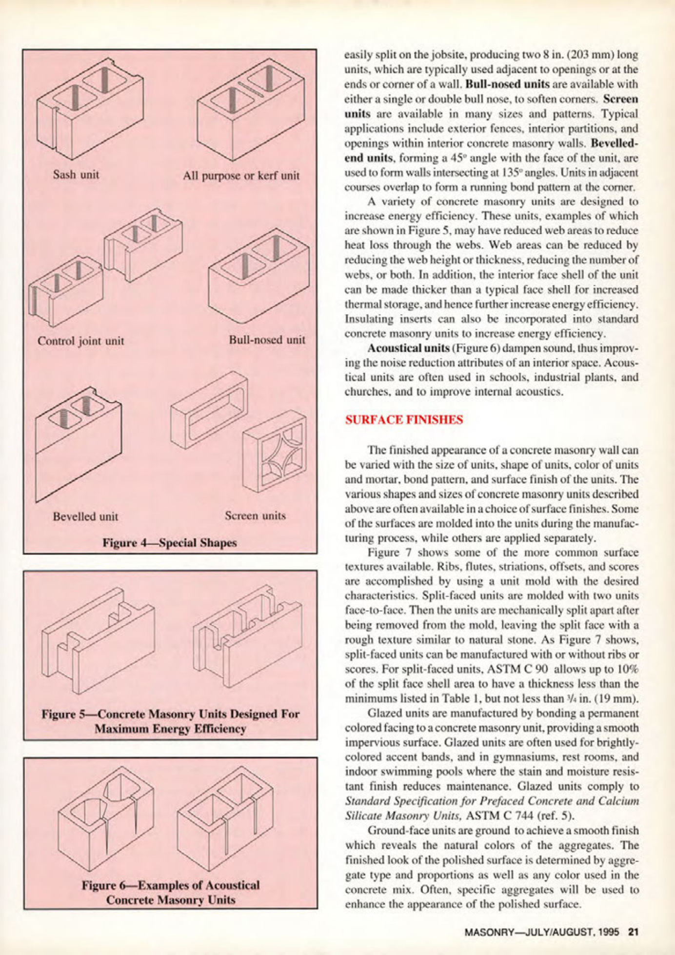 Masonry Magazine August 1995 Page. 21