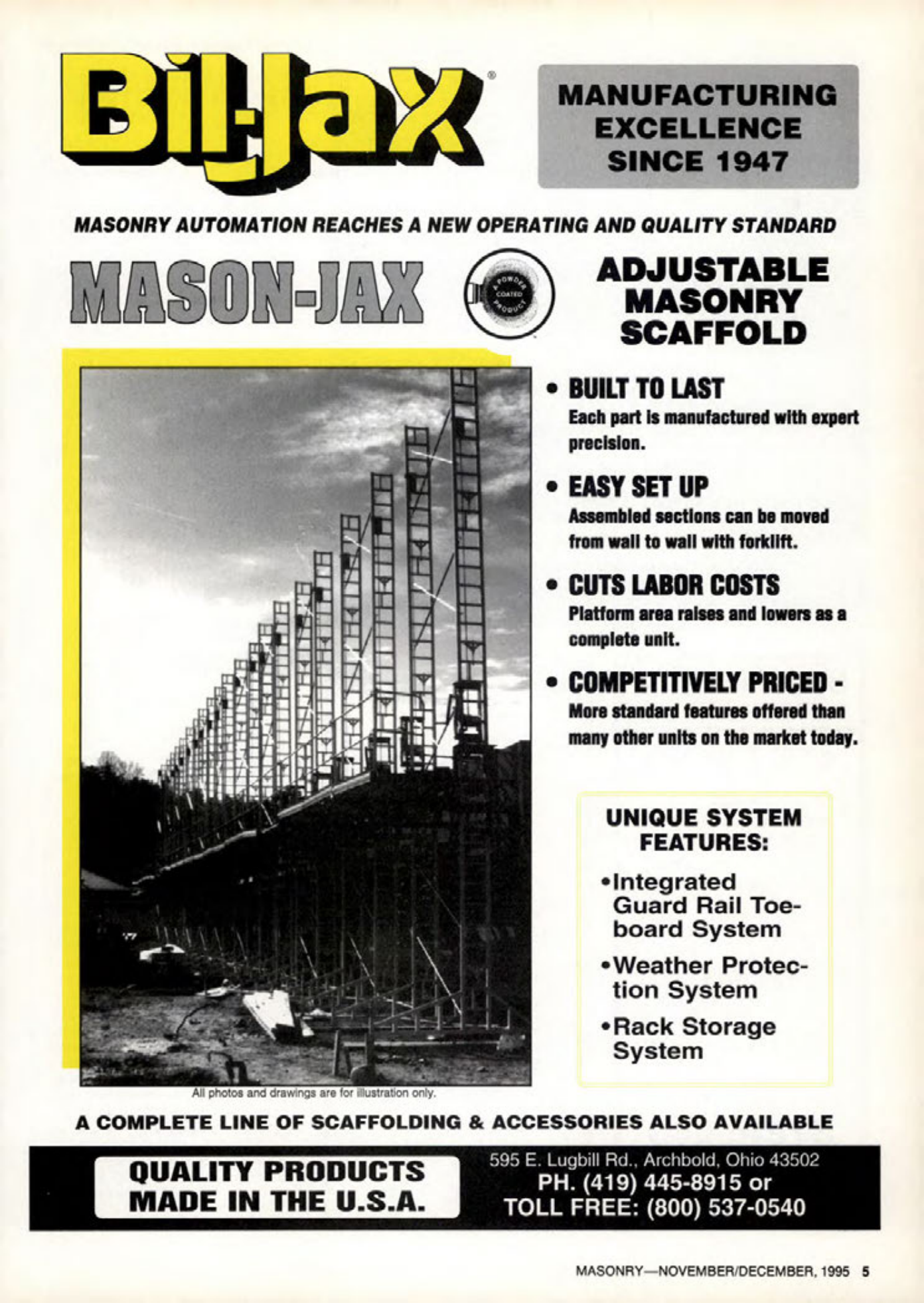 Masonry Magazine December 1995 Page. 5