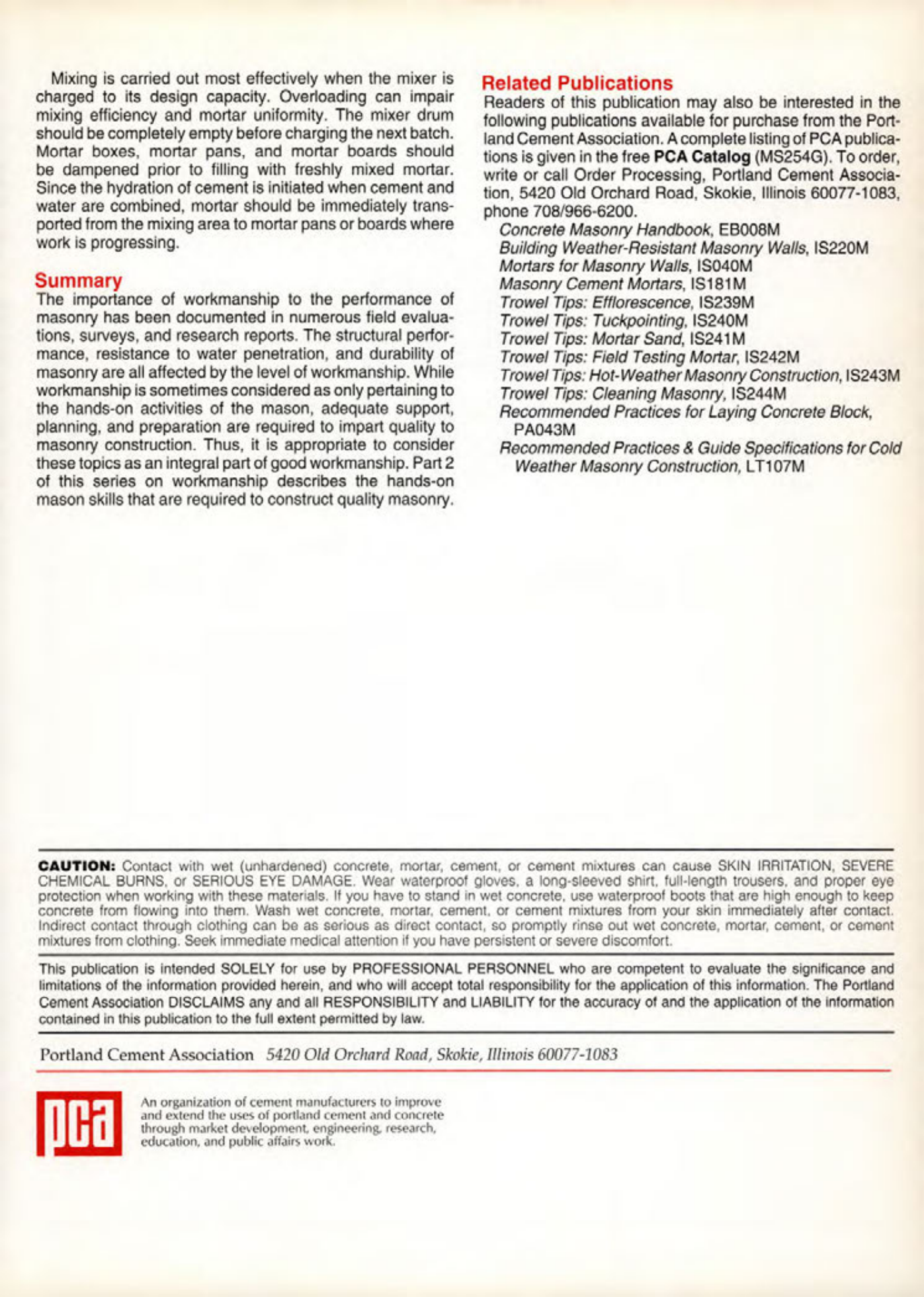 Masonry Magazine December 1995 Page. 19