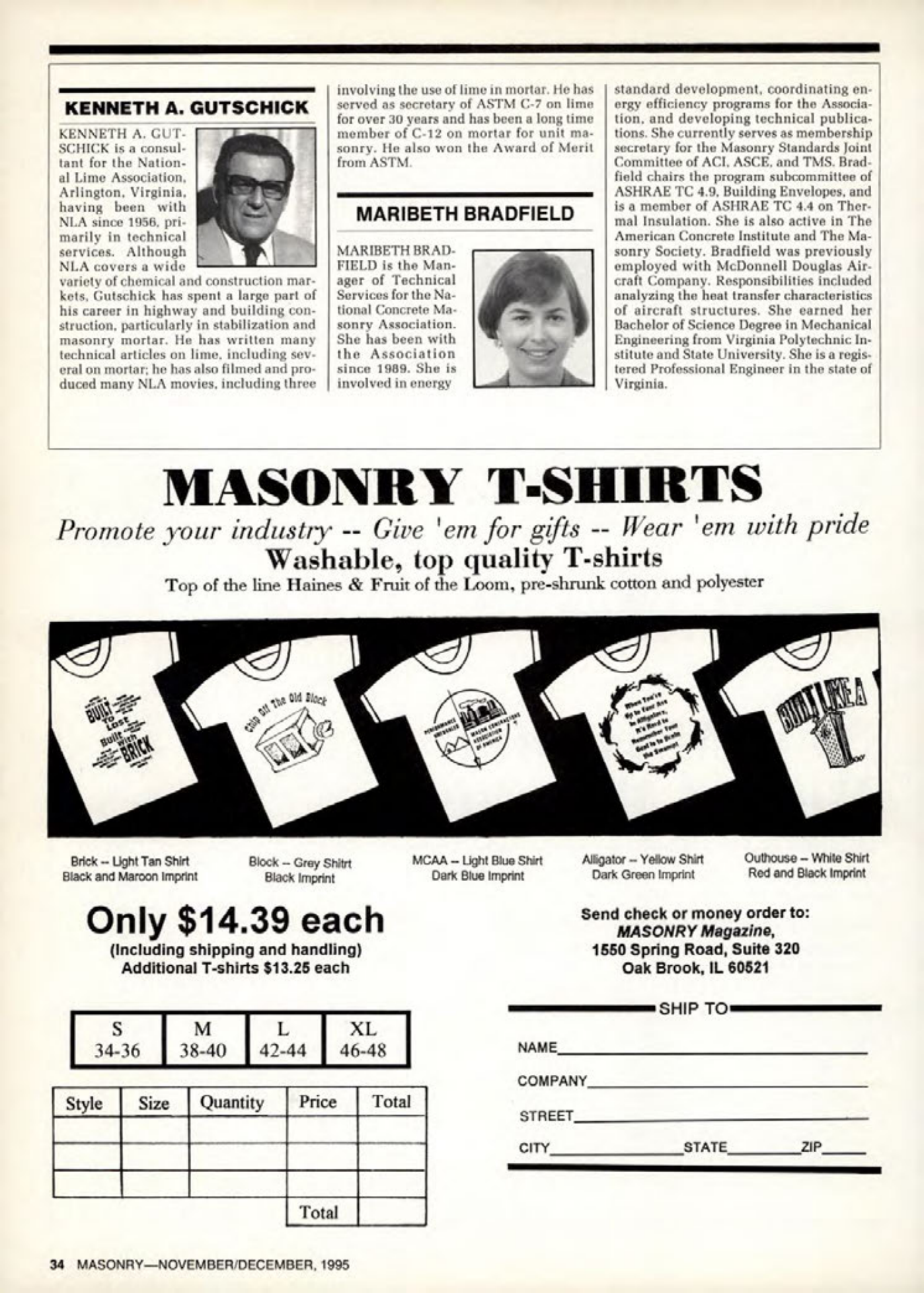 Masonry Magazine December 1995 Page. 34