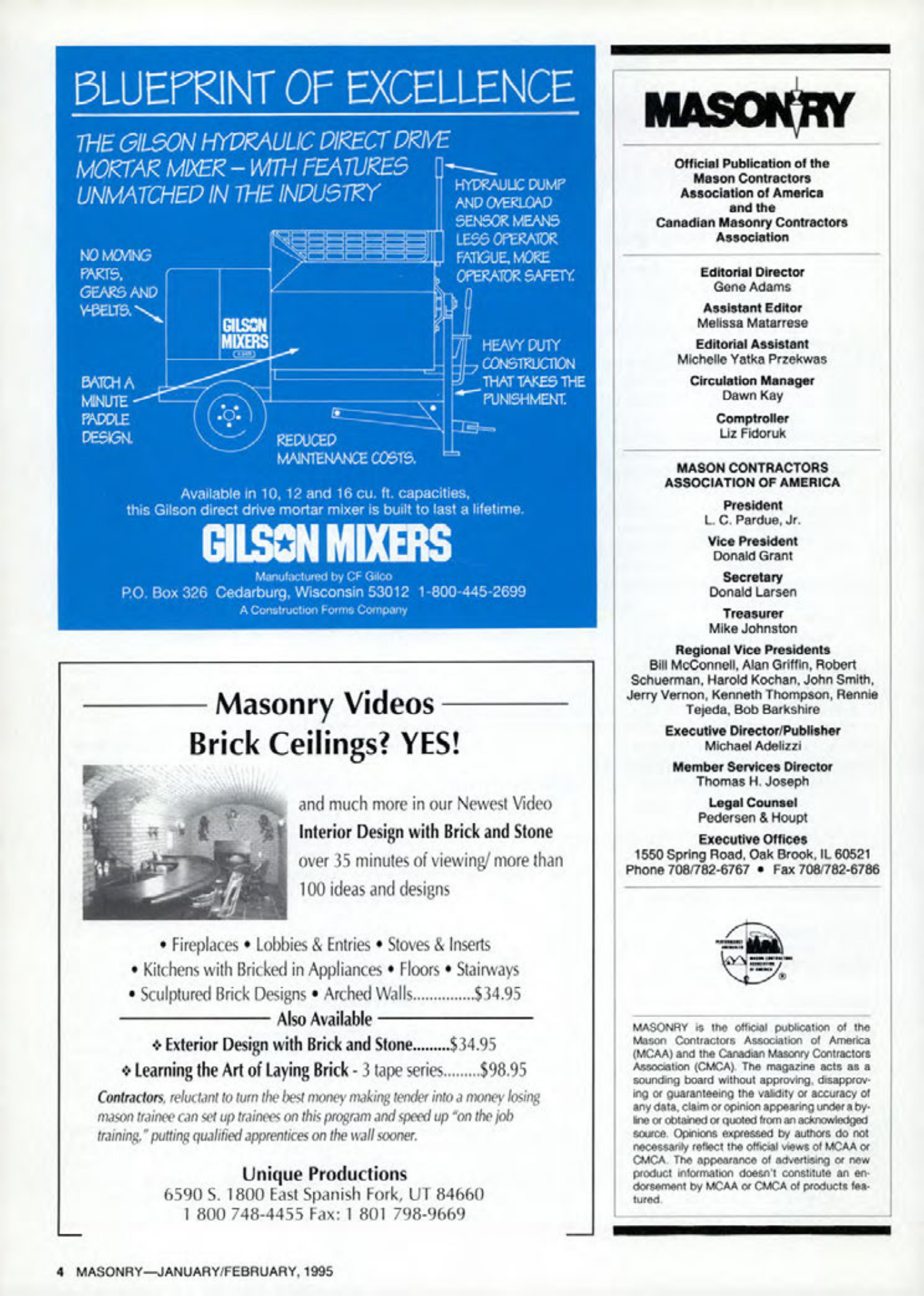 Masonry Magazine February 1995 Page. 4