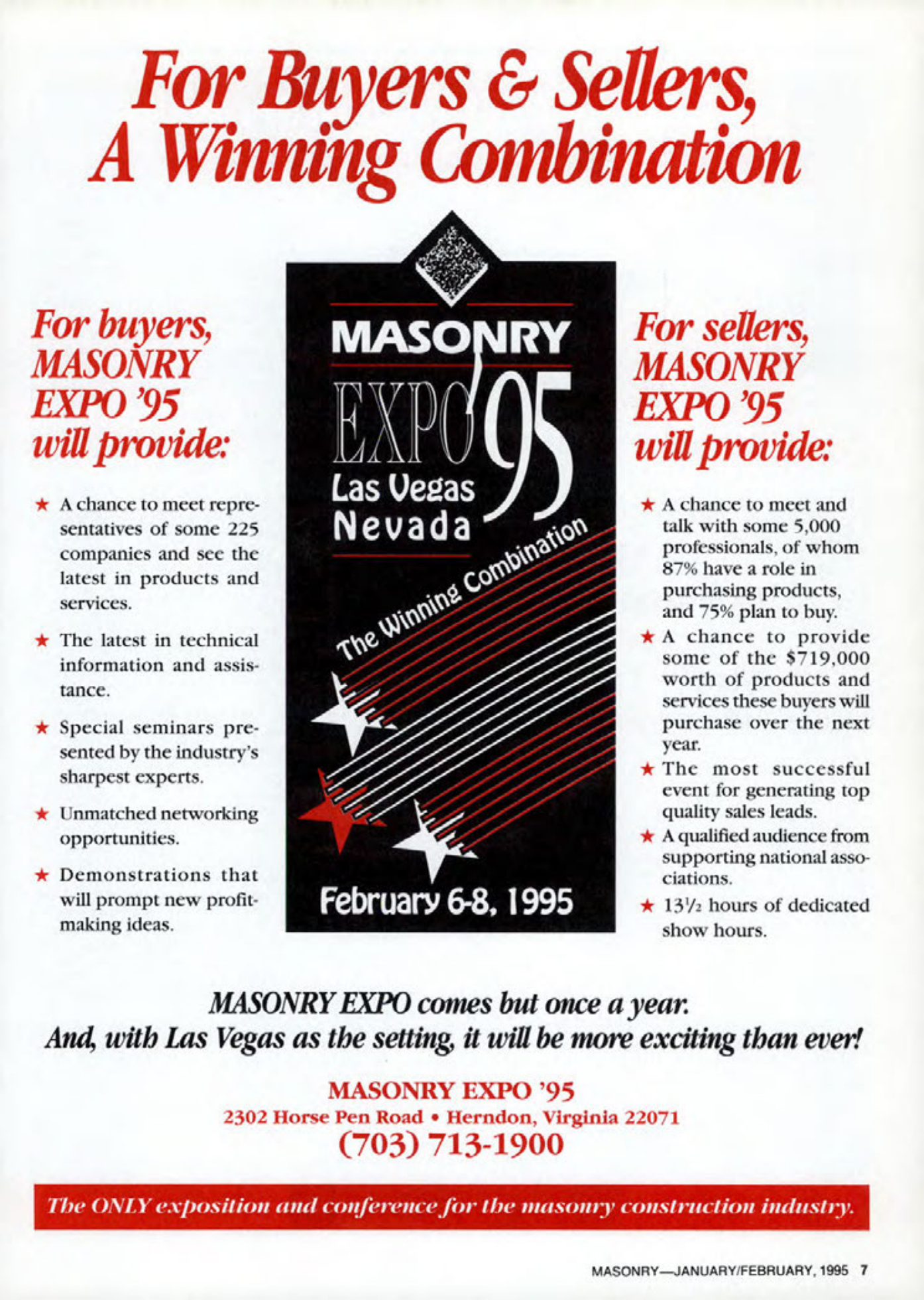 Masonry Magazine February 1995 Page. 7