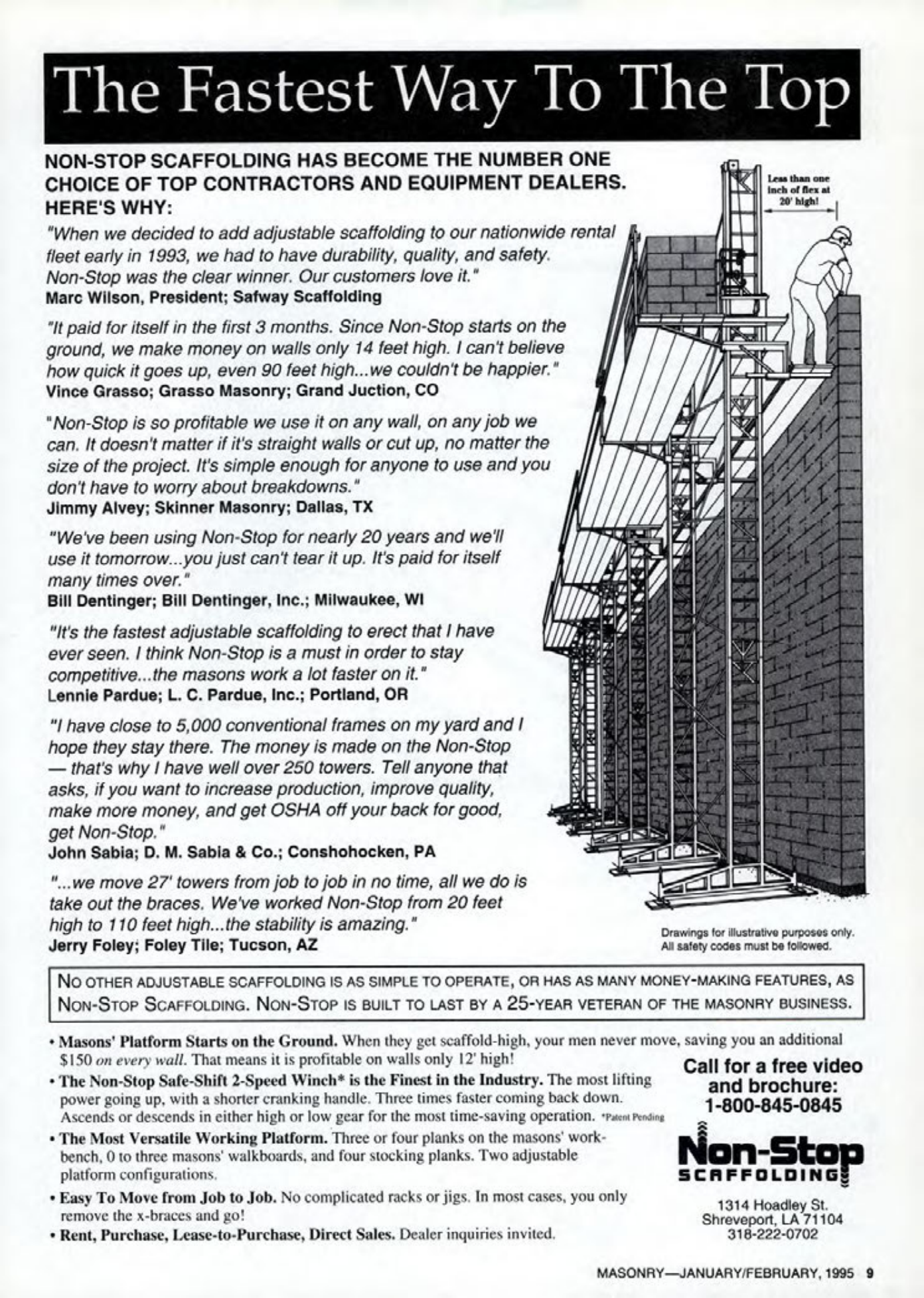 Masonry Magazine February 1995 Page. 9