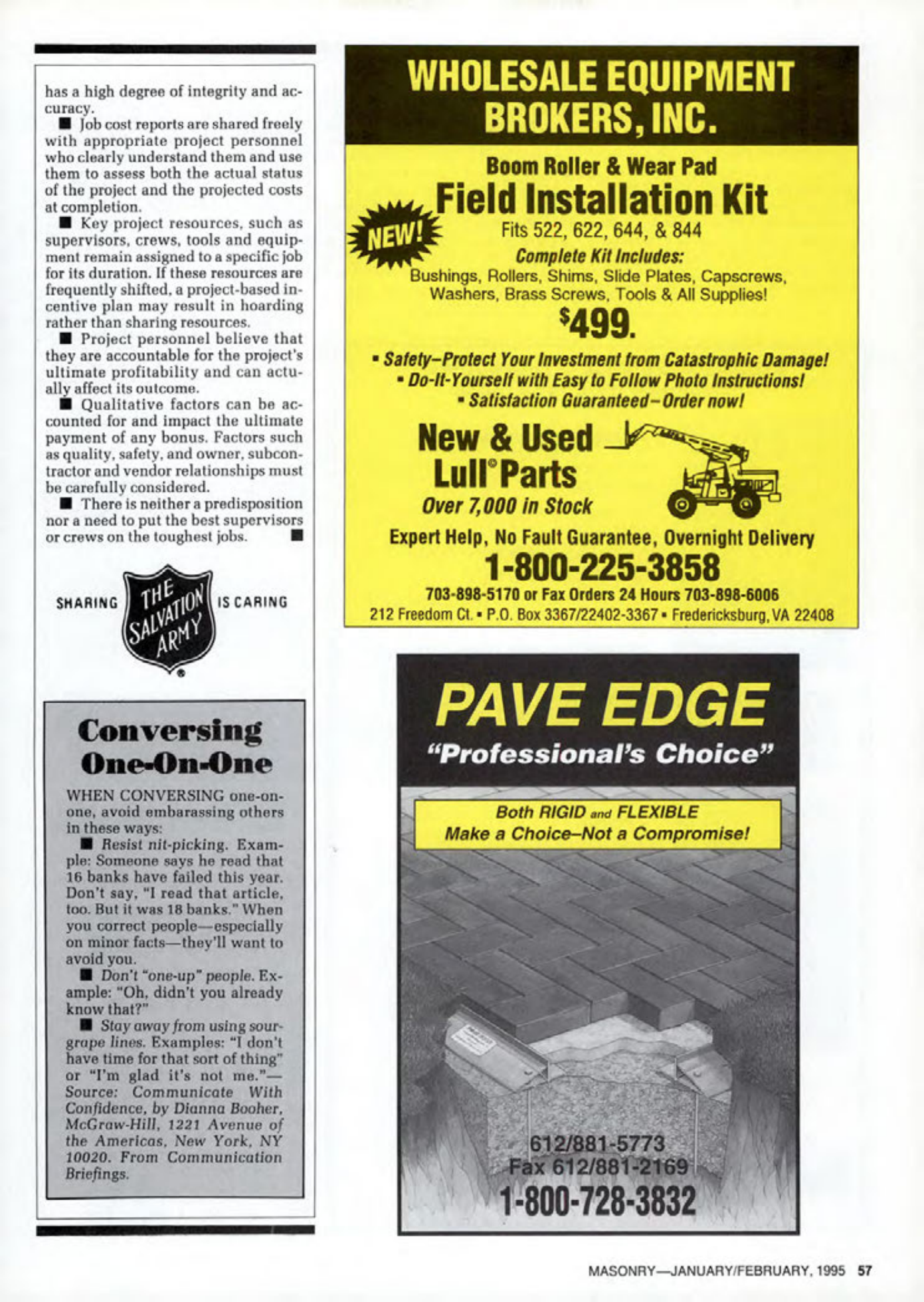 Masonry Magazine February 1995 Page. 57