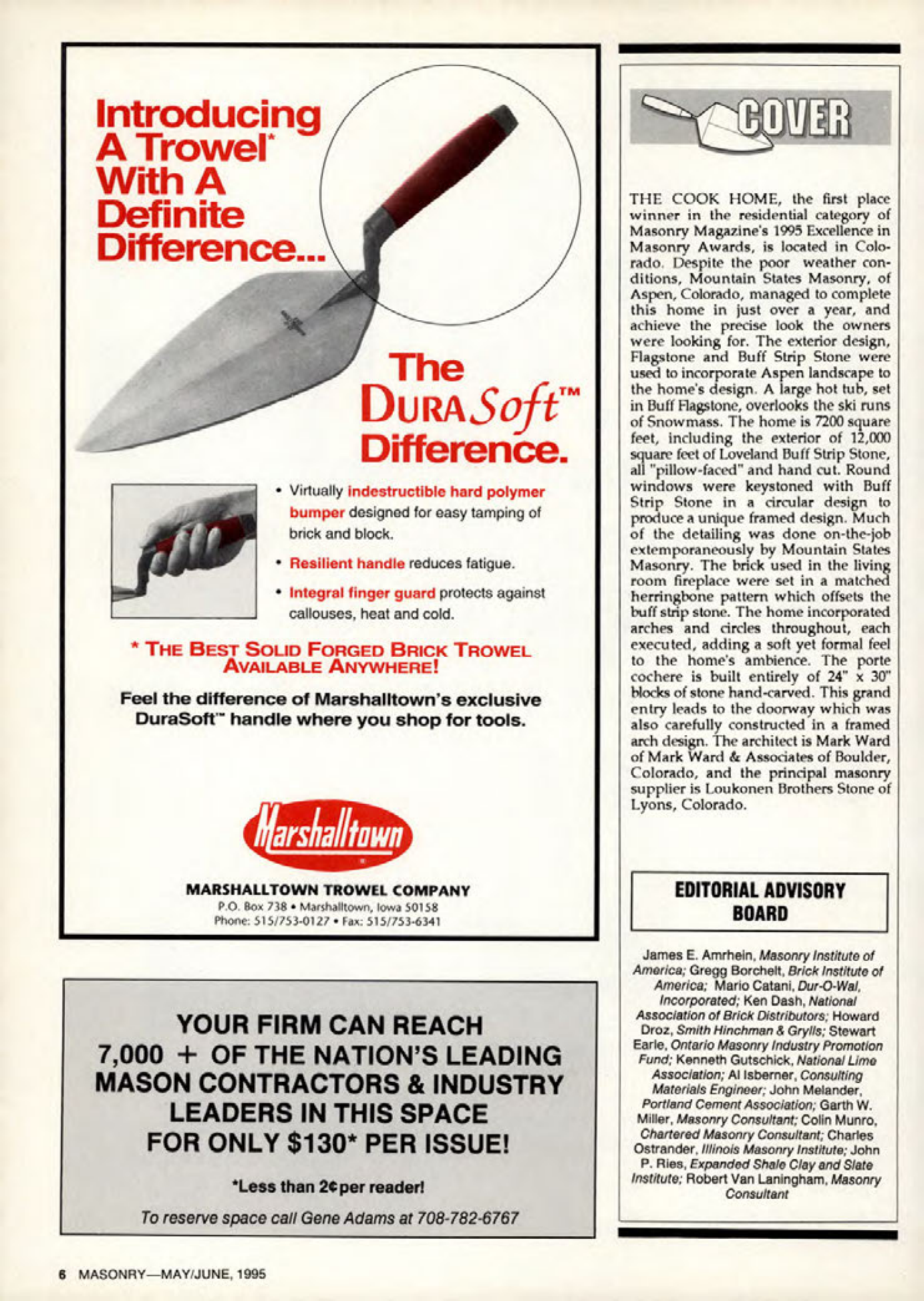 Masonry Magazine June 1995 Page. 6