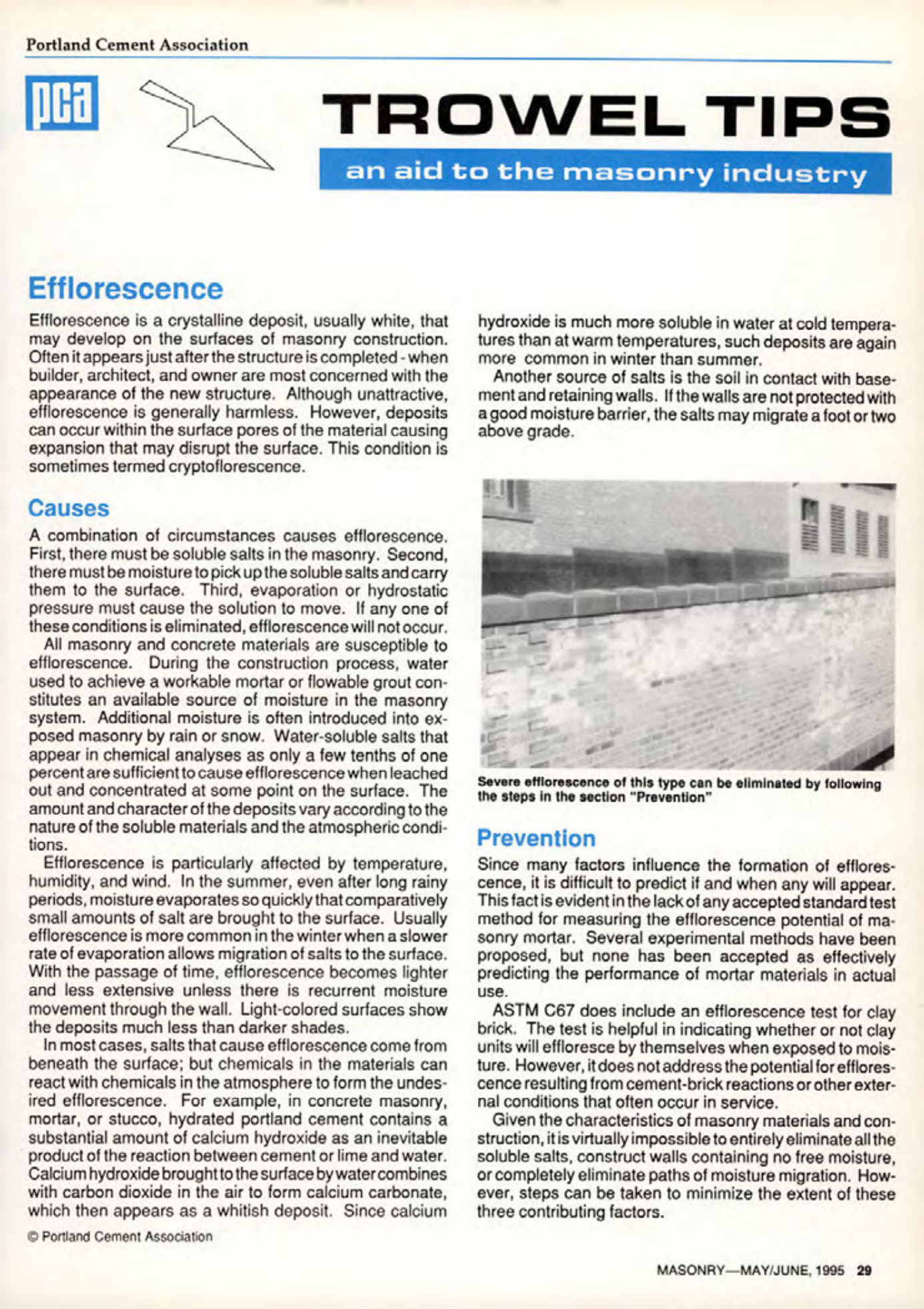 Masonry Magazine June 1995 Page. 29