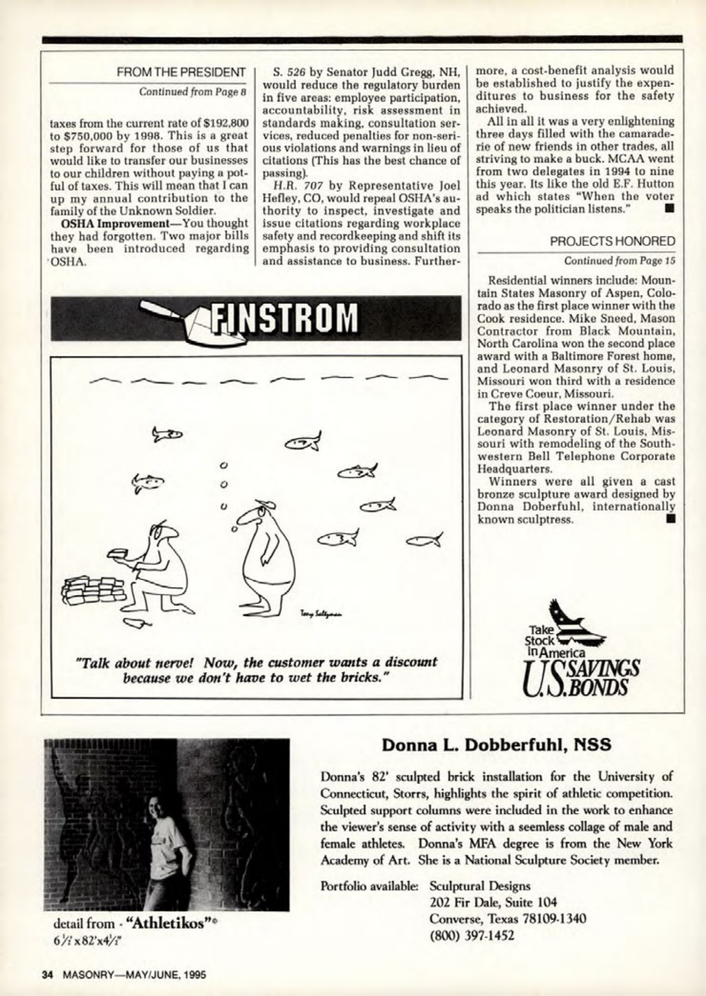 Masonry Magazine June 1995 Page. 34