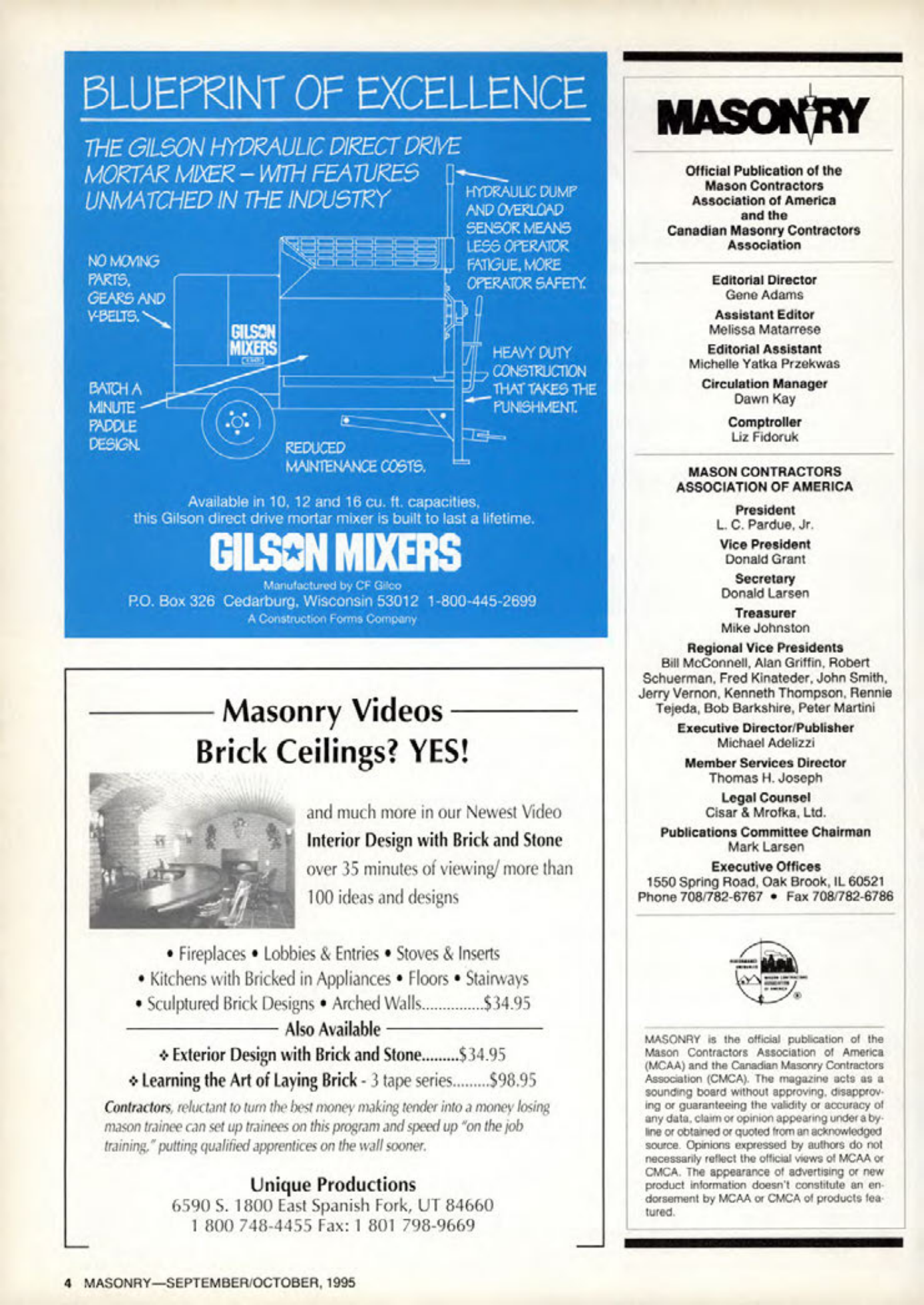 Masonry Magazine October 1995 Page. 4