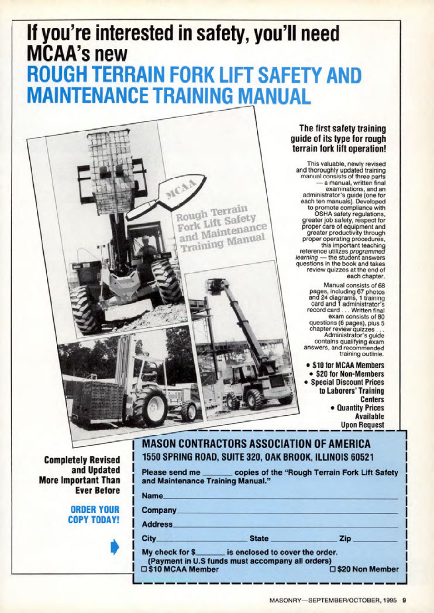 Masonry Magazine October 1995 Page. 9