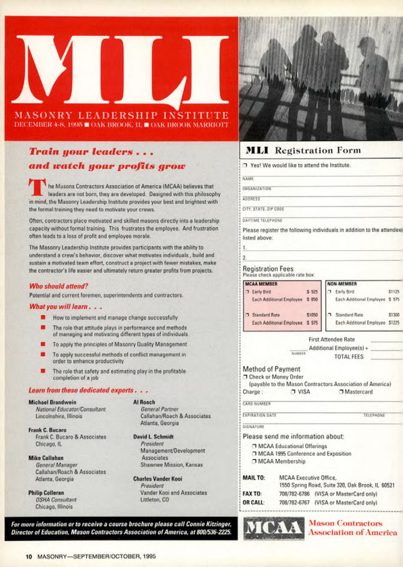 Masonry Magazine October 1995 Page. 10