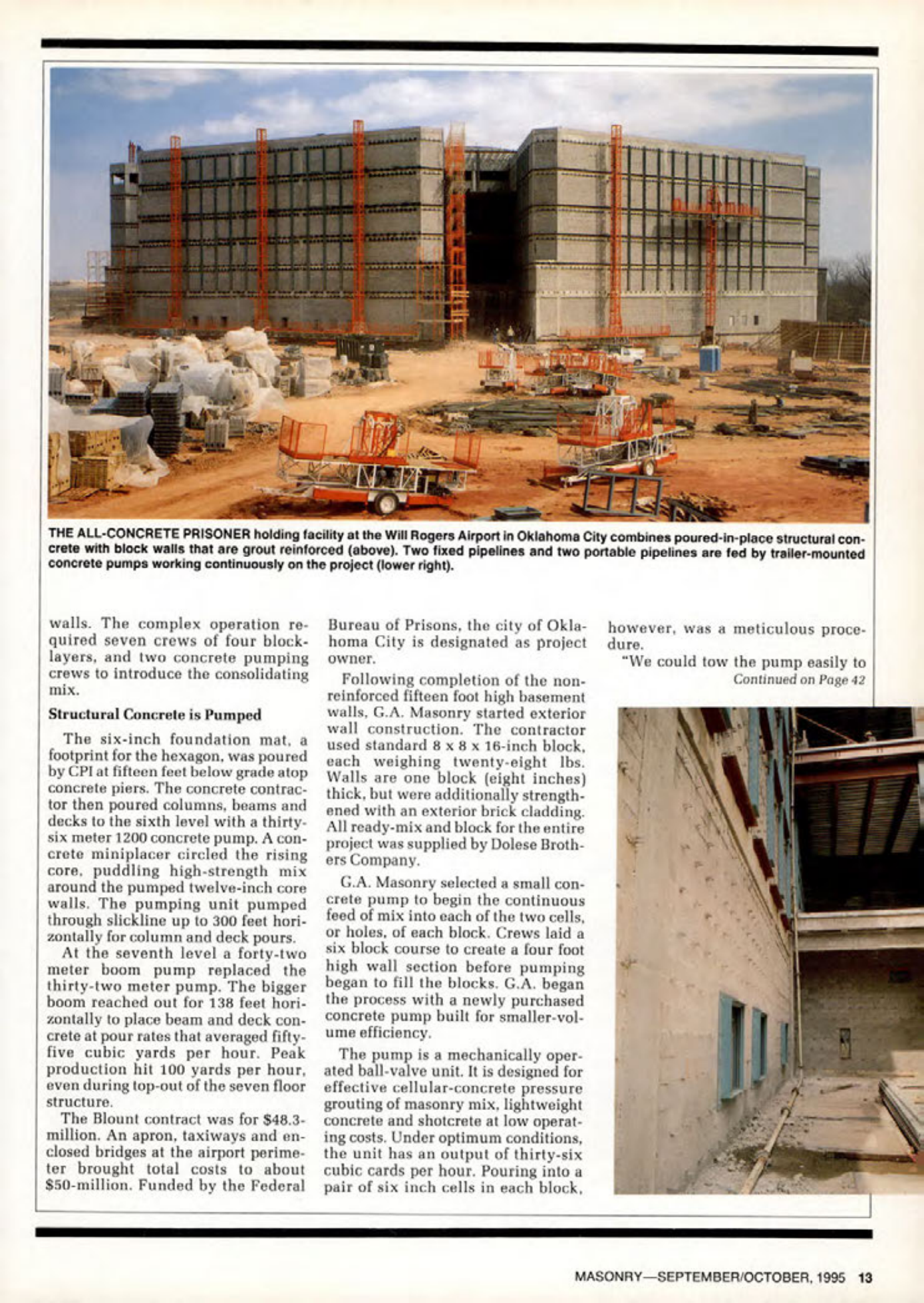 Masonry Magazine October 1995 Page. 13