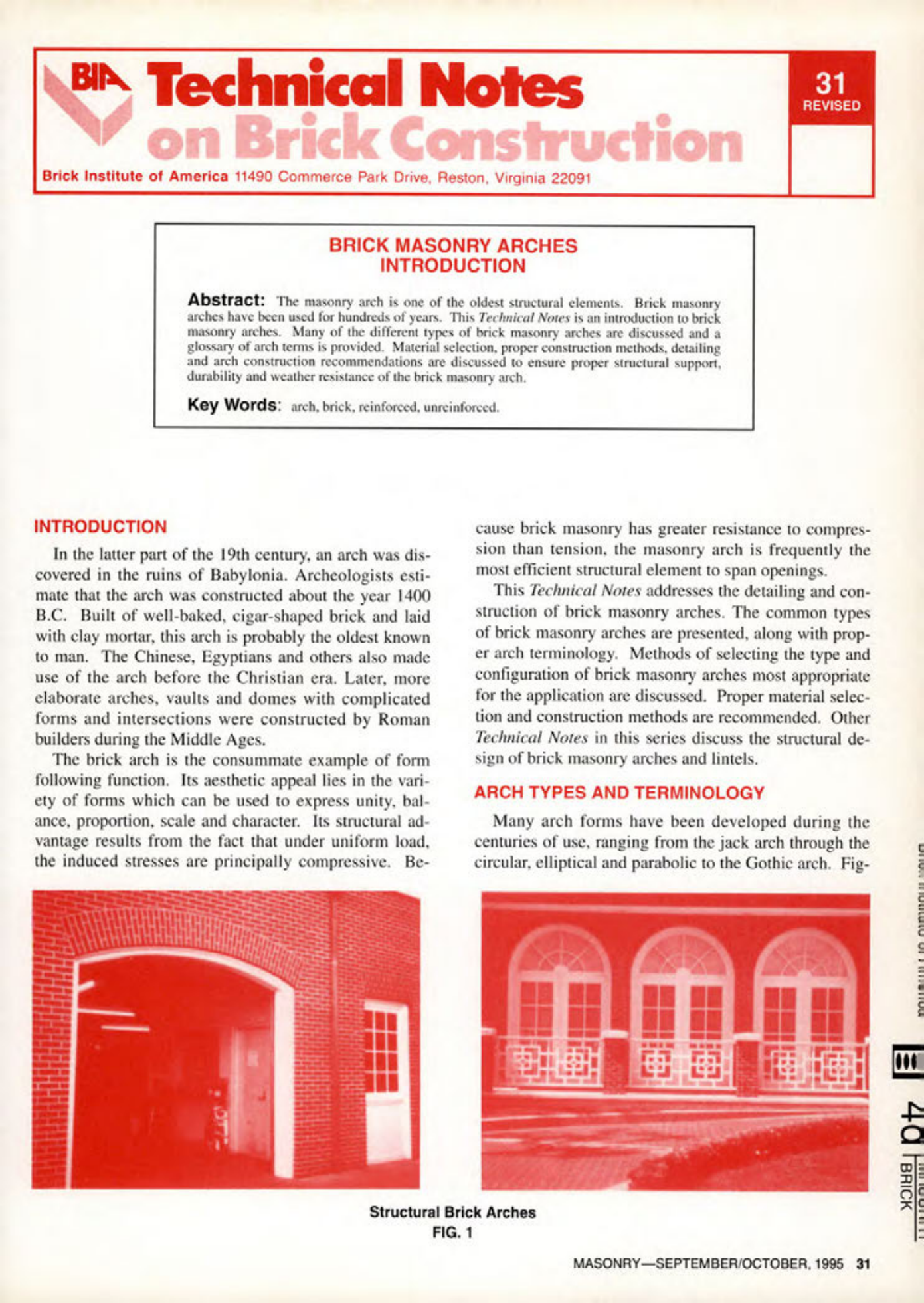 Masonry Magazine October 1995 Page. 31