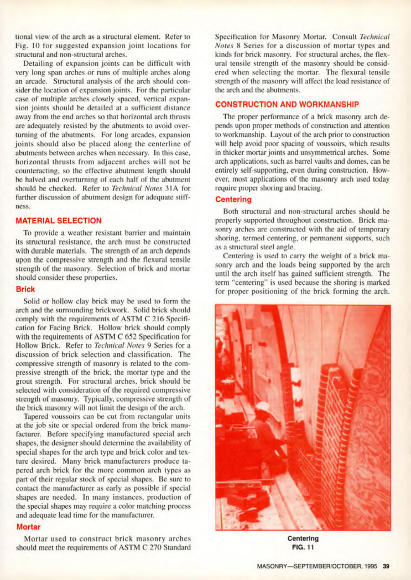 Masonry Magazine October 1995 Page. 39