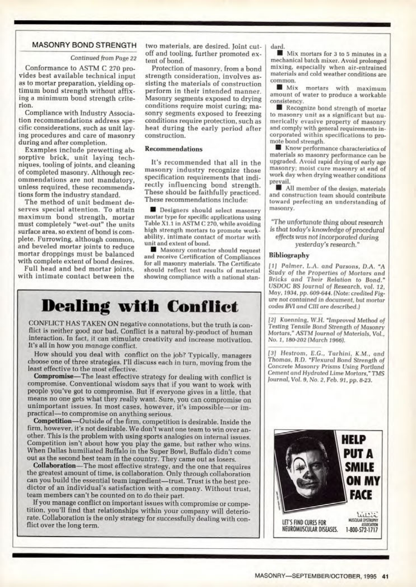 Masonry Magazine October 1995 Page. 41