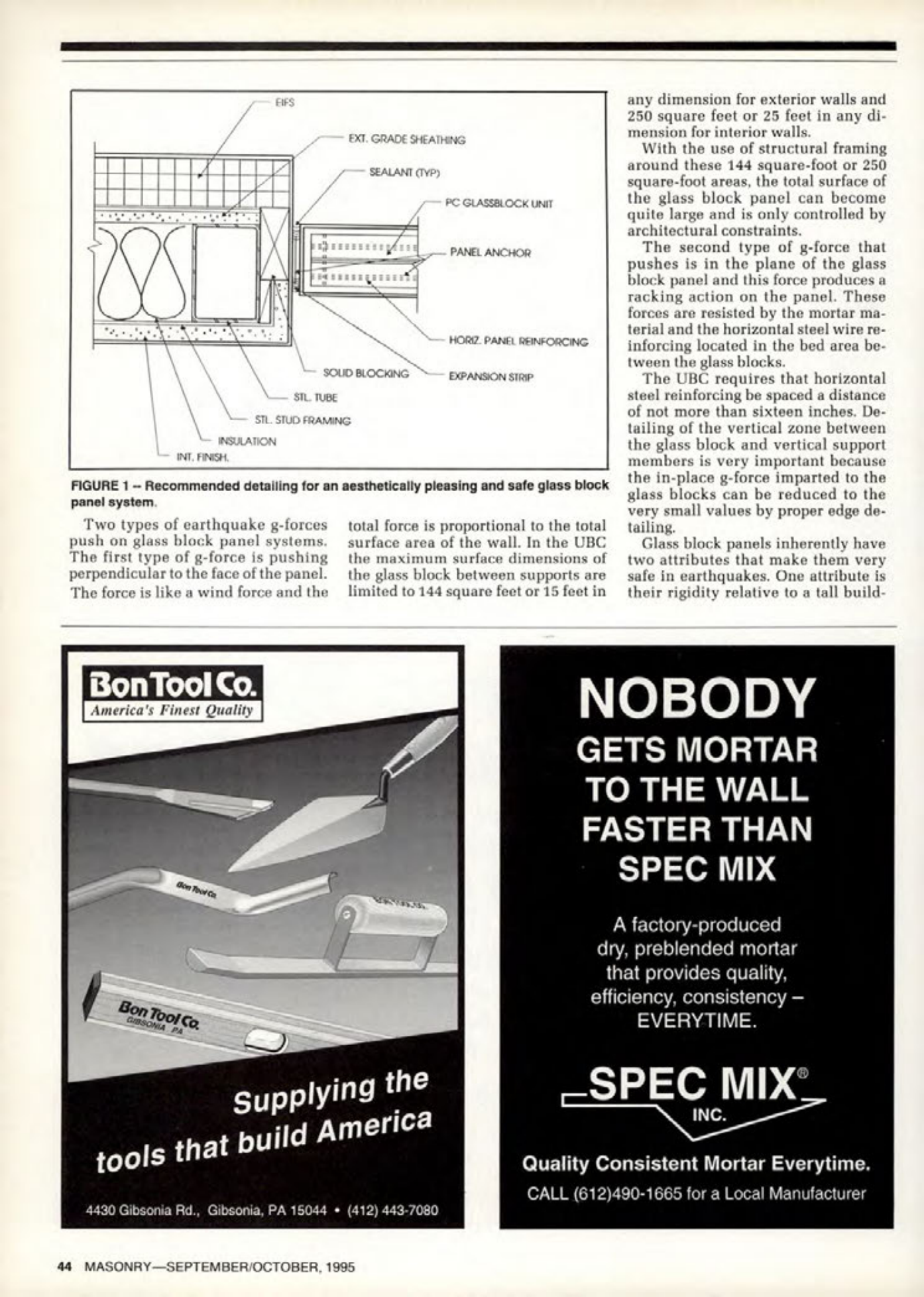 Masonry Magazine October 1995 Page. 44