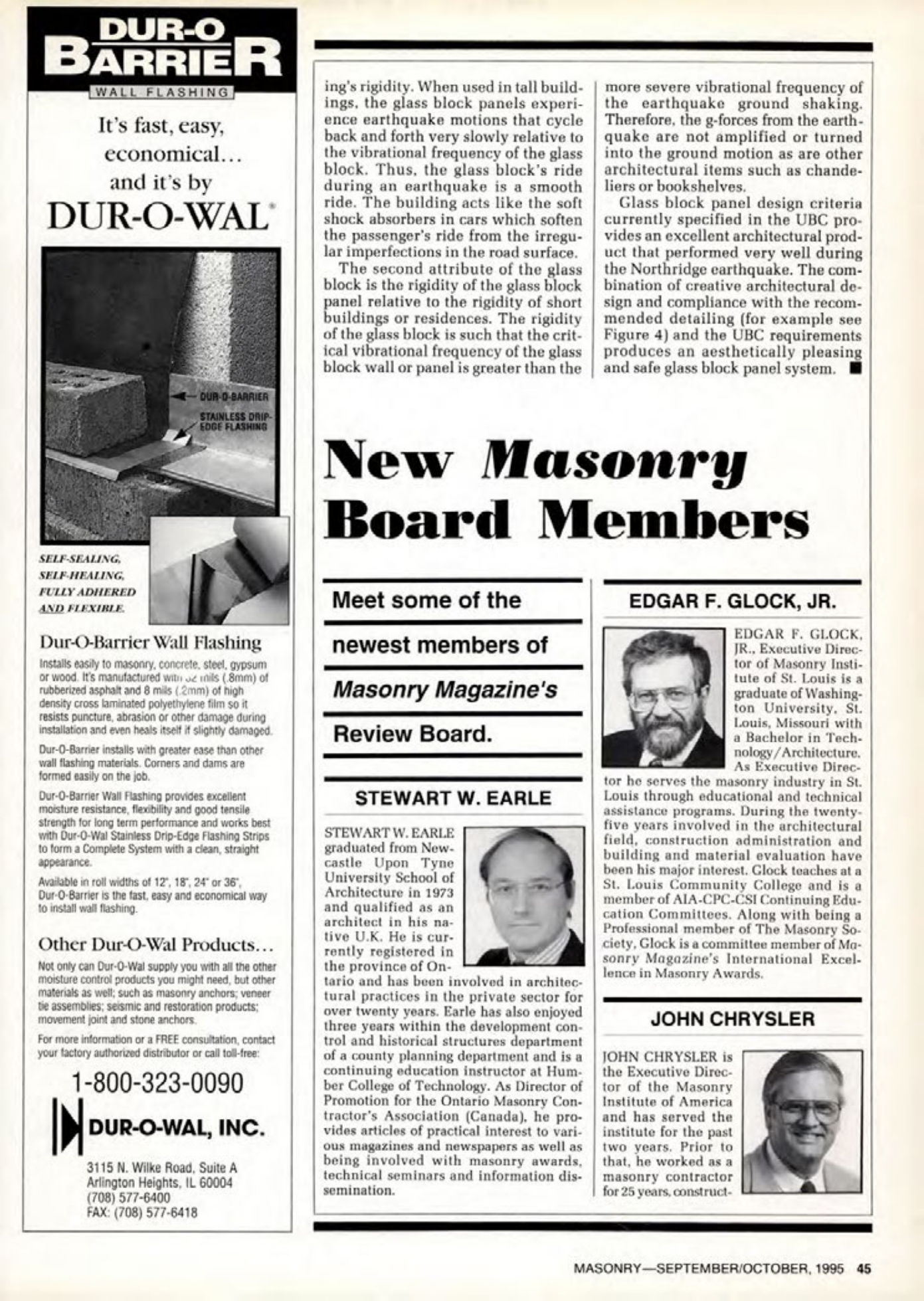 Masonry Magazine October 1995 Page. 45