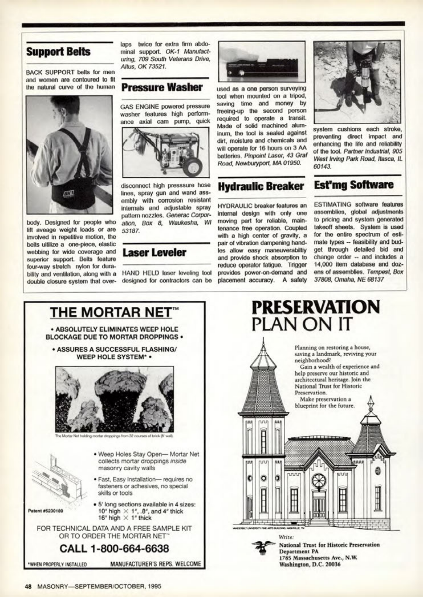 Masonry Magazine October 1995 Page. 48