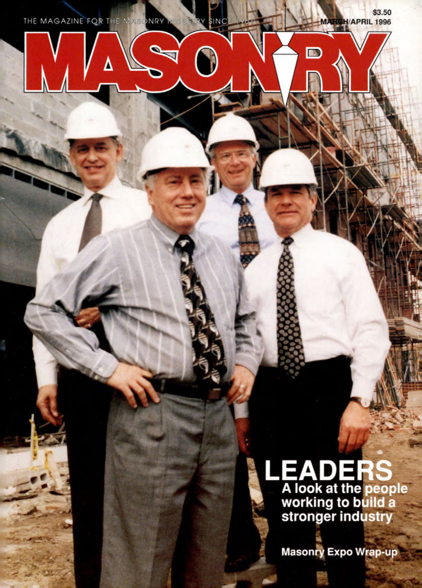 Masonry Magazine April 1996 Page. 1