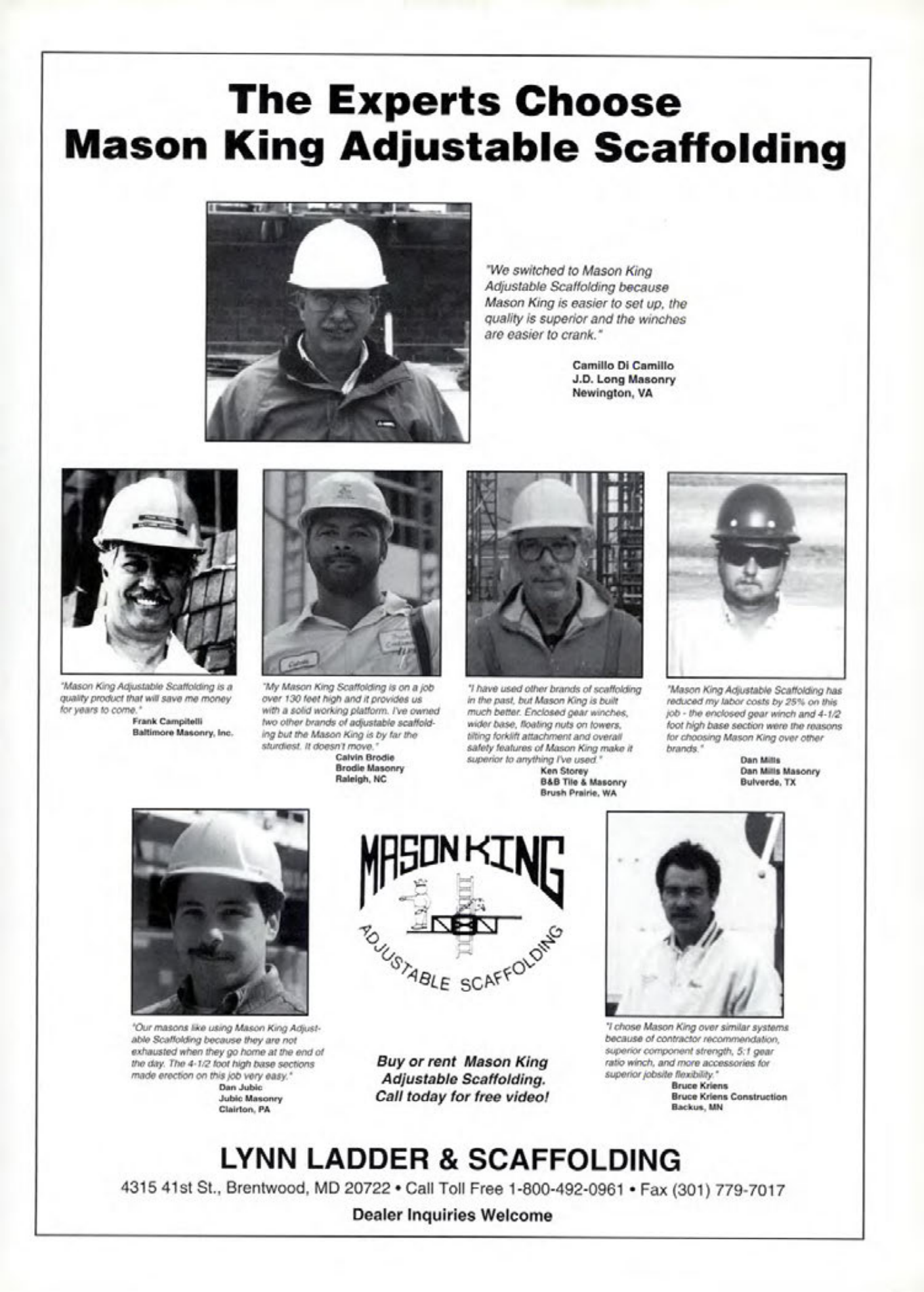 Masonry Magazine April 1996 Page. 39