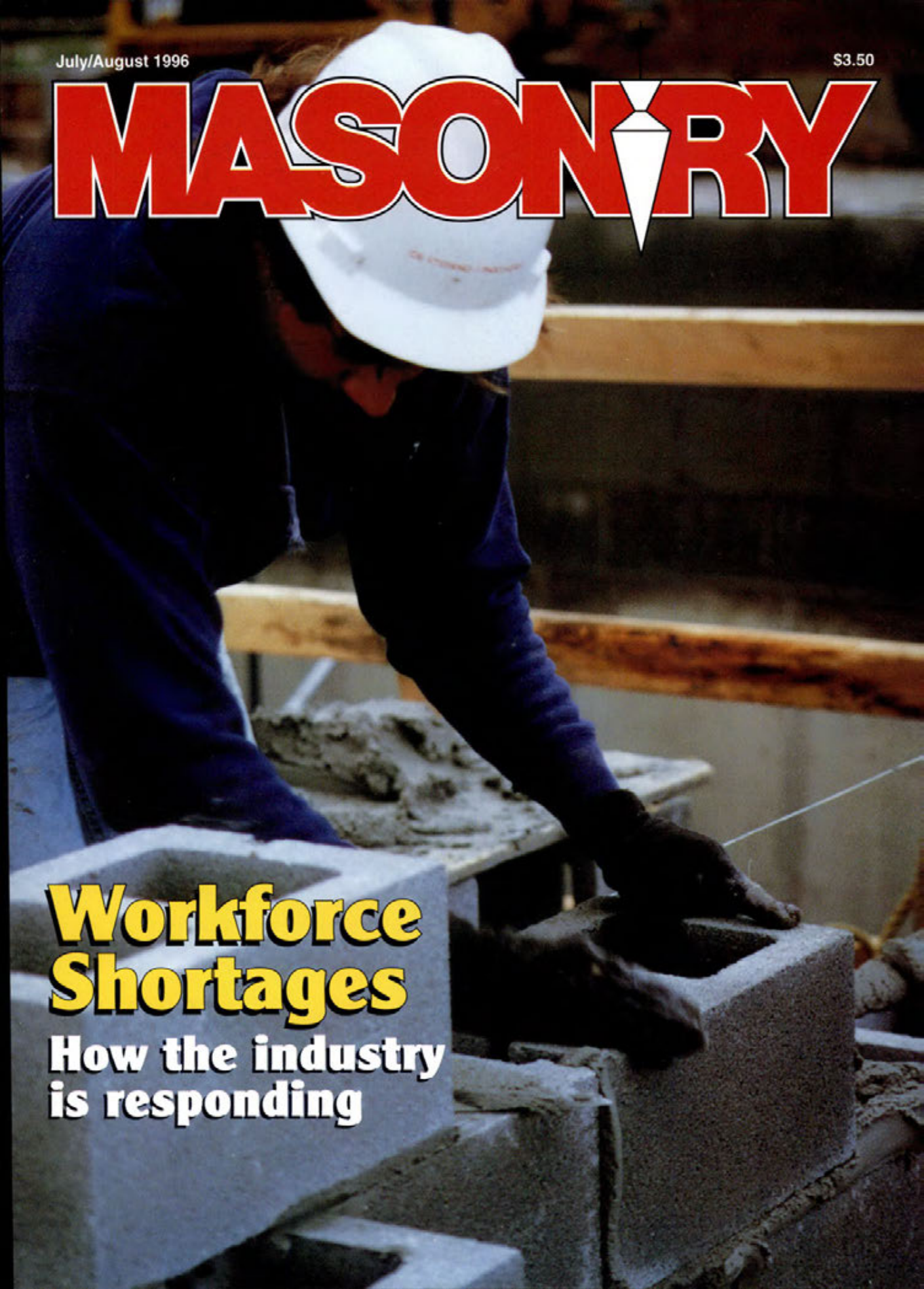 Masonry Magazine August 1996 Page. 1