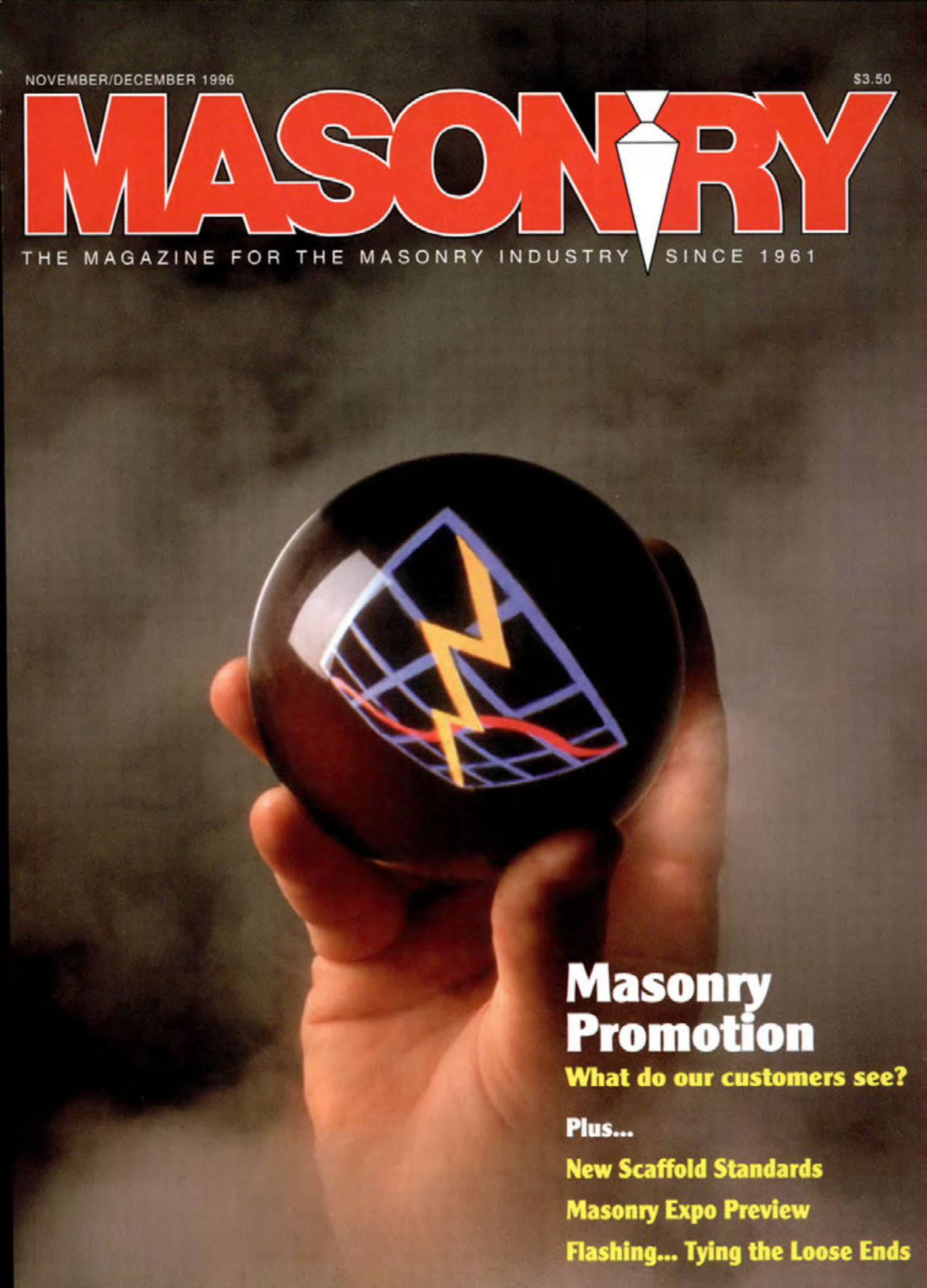 Masonry Magazine December 1996 Page. 1