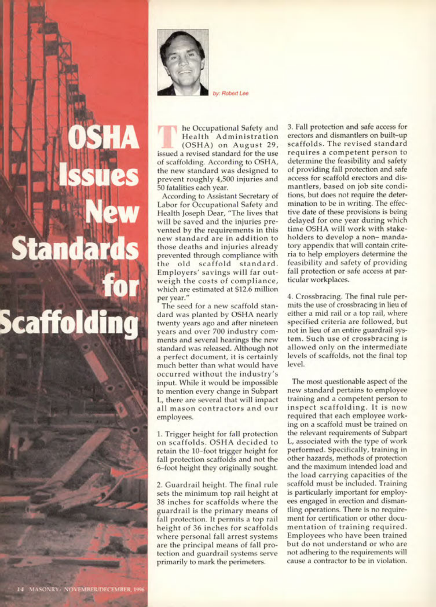 Masonry Magazine December 1996 Page. 14
