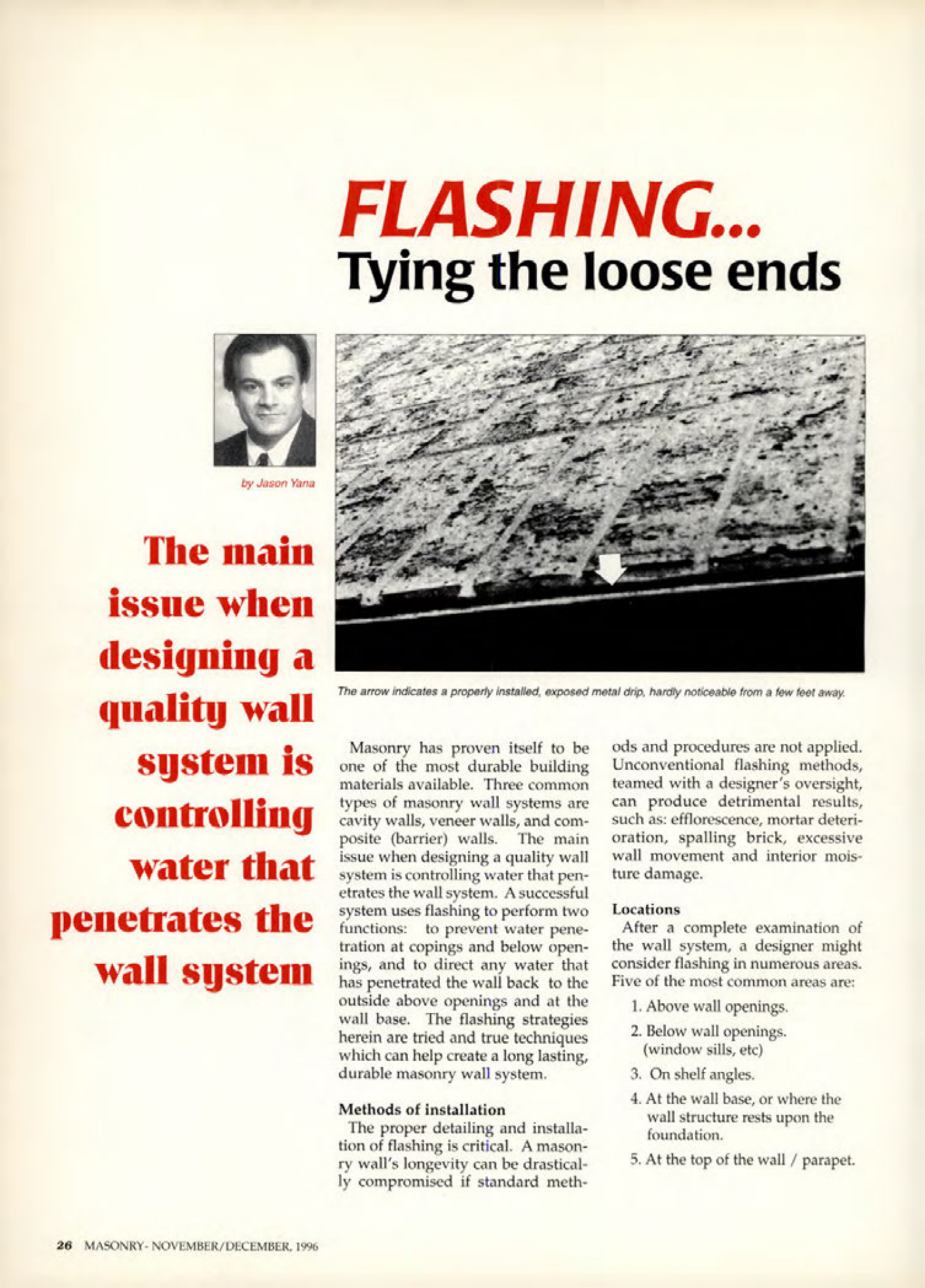 Masonry Magazine December 1996 Page. 26