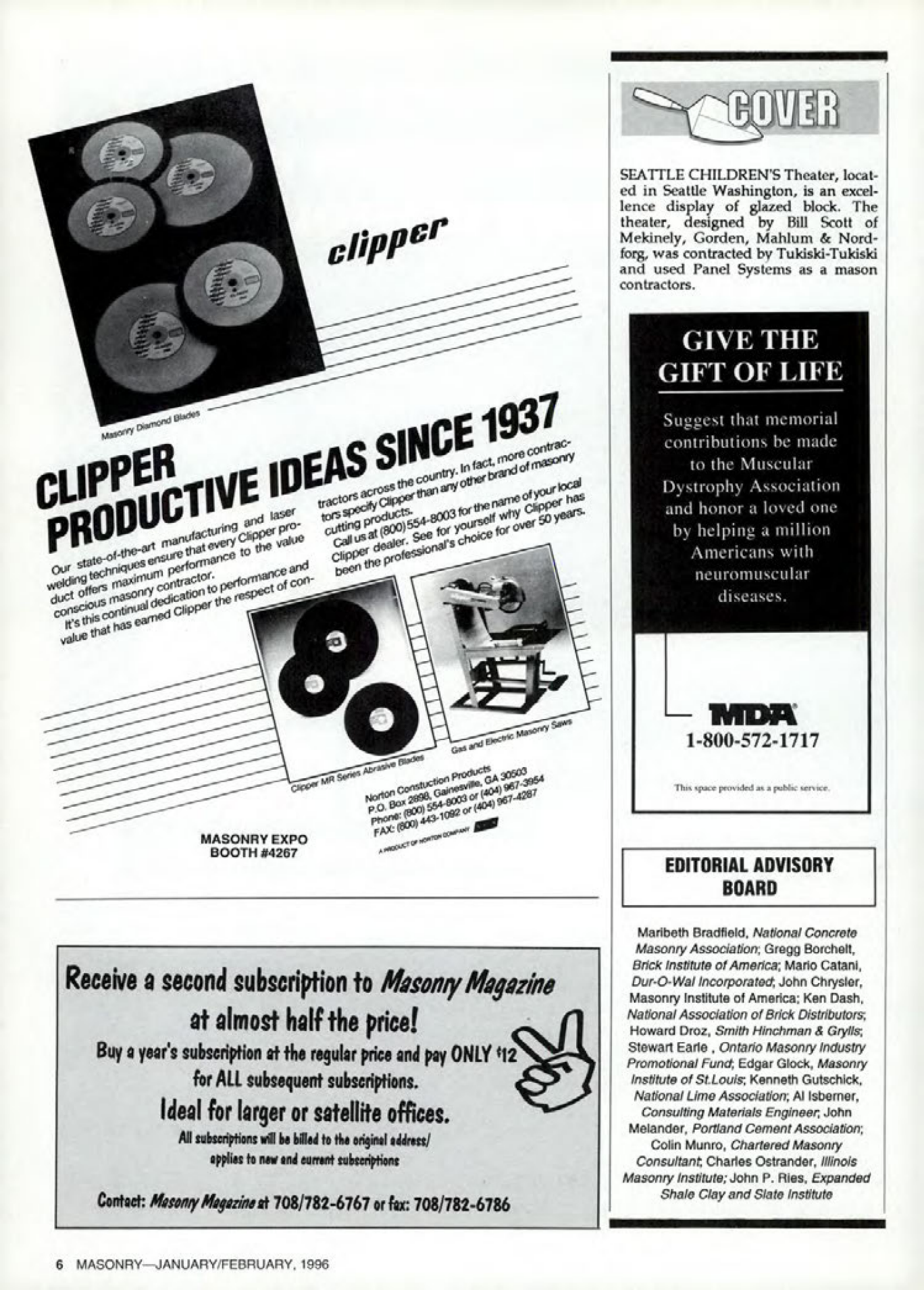 Masonry Magazine February 1996 Page. 6