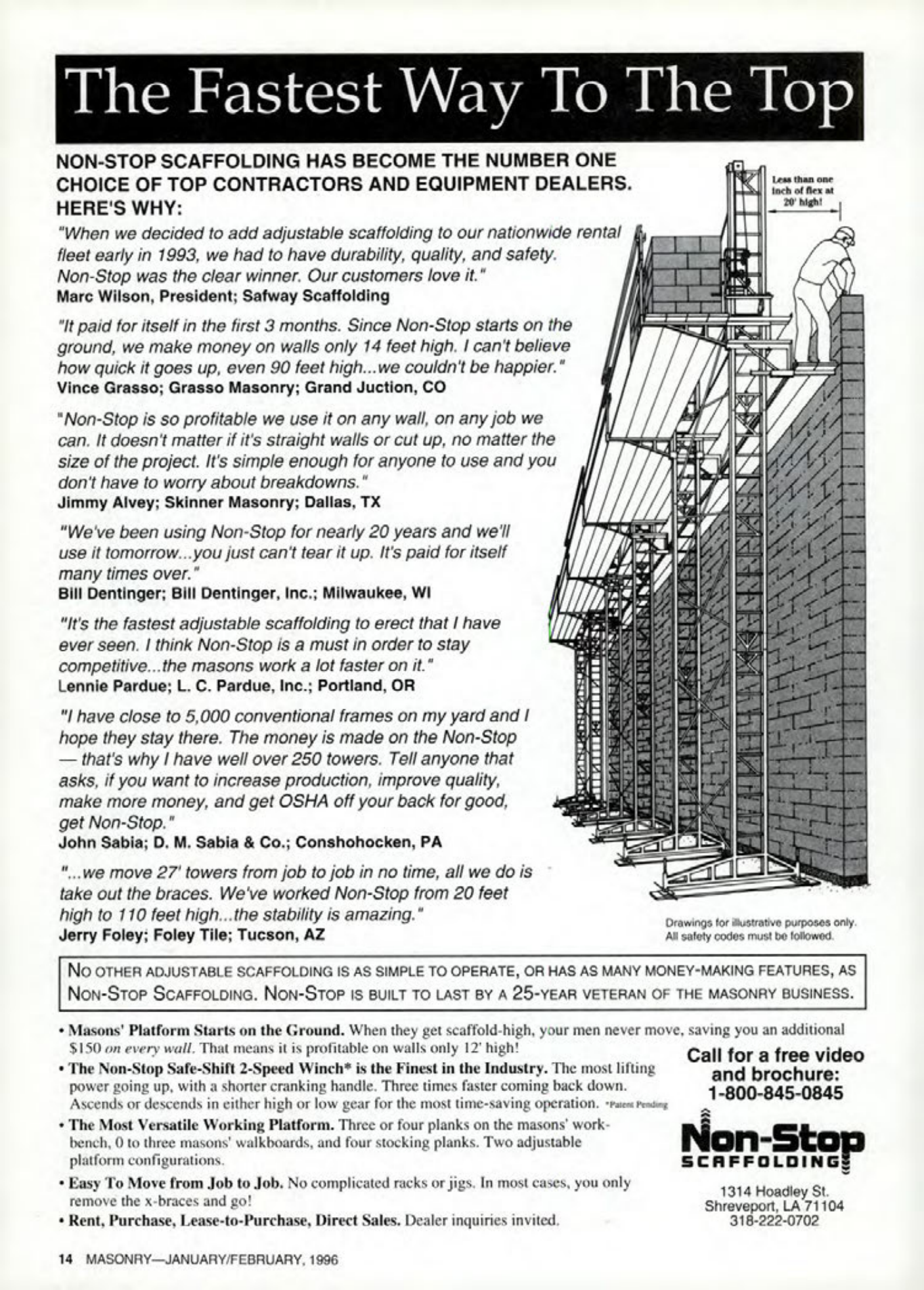 Masonry Magazine February 1996 Page. 14
