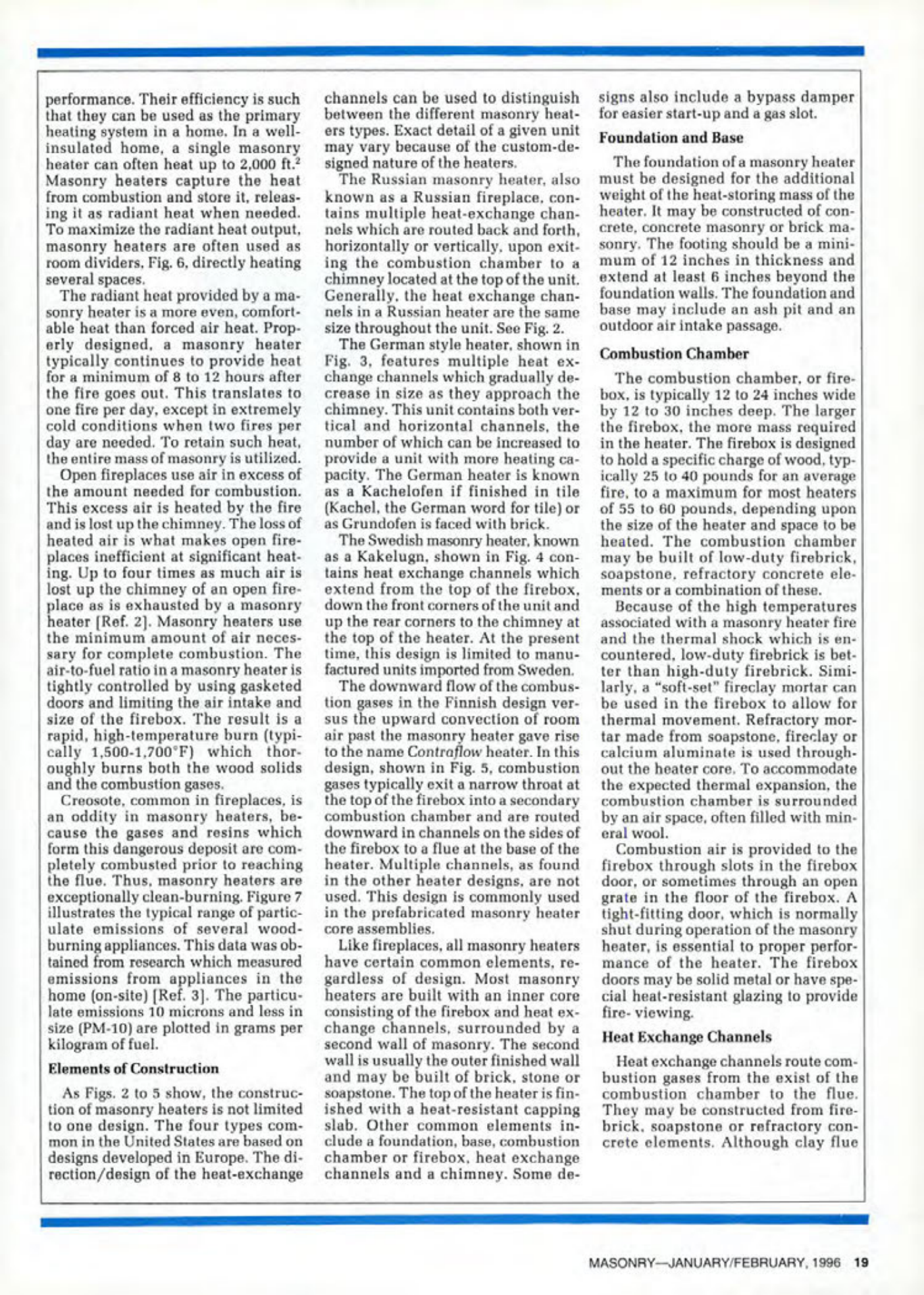 Masonry Magazine February 1996 Page. 19