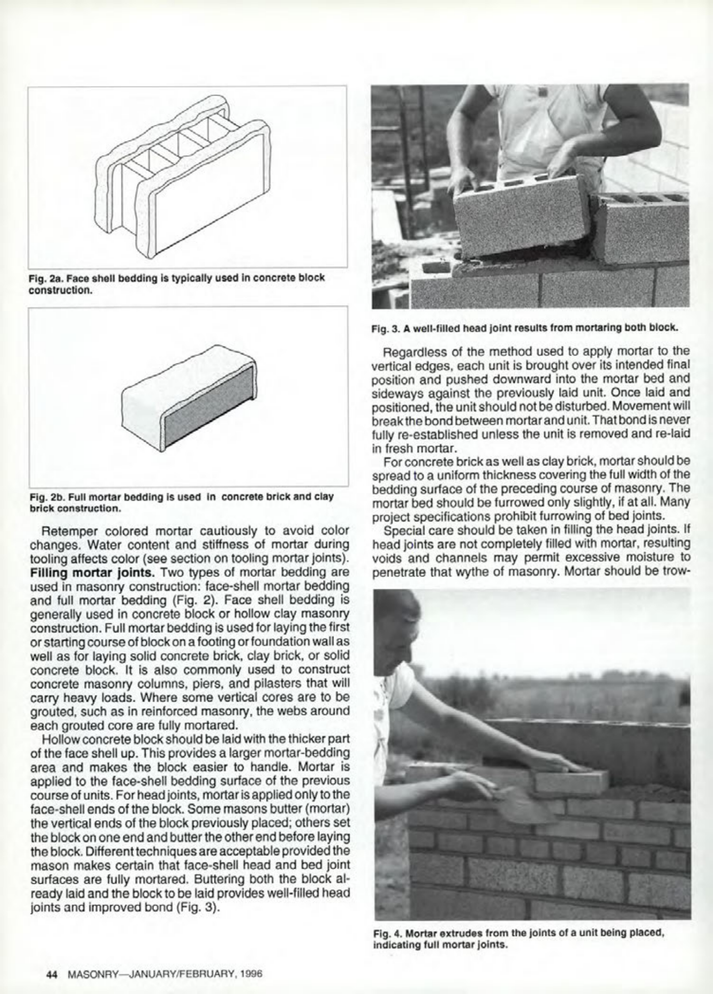Masonry Magazine February 1996 Page. 44
